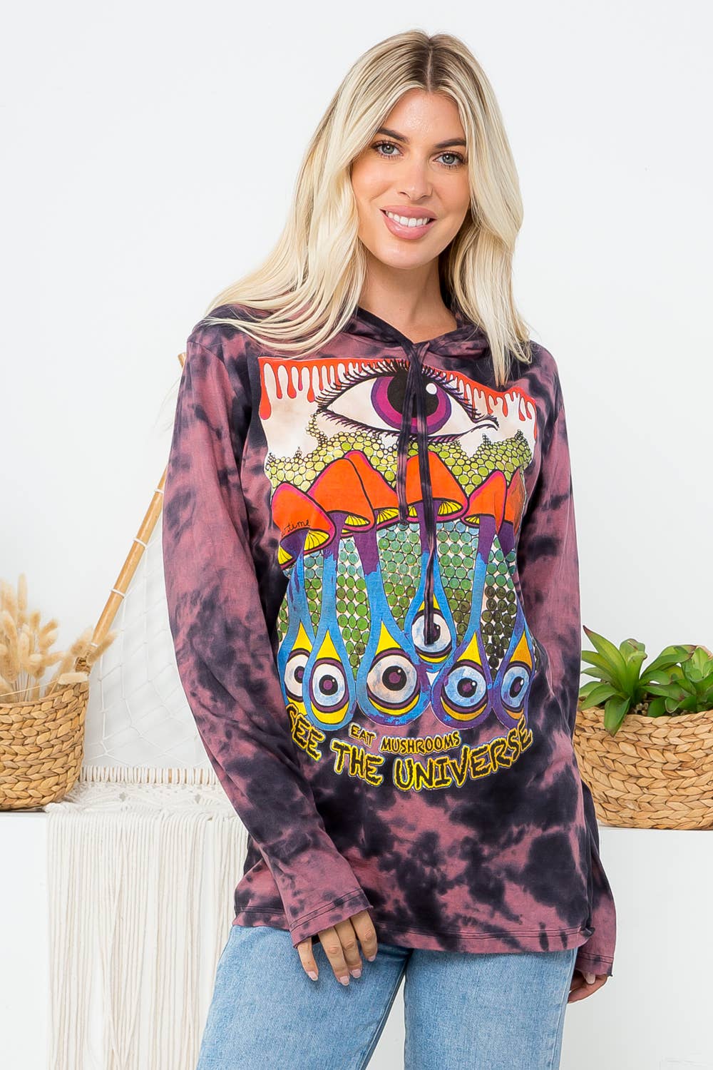 Unisex Tie-Dye Hoodie (TH-1678)