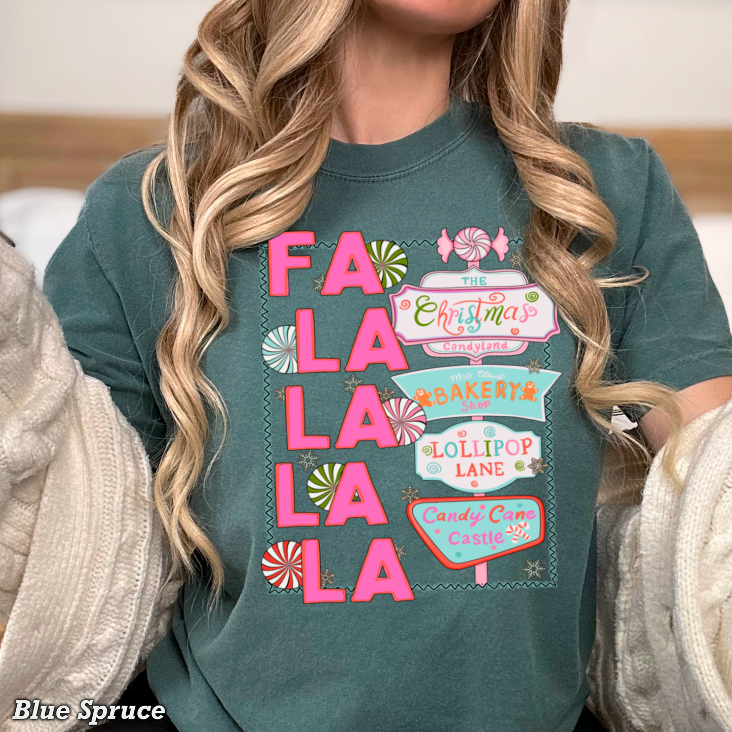 Fa La La Christmas 2025 Graphic Shirt | Comfort Color