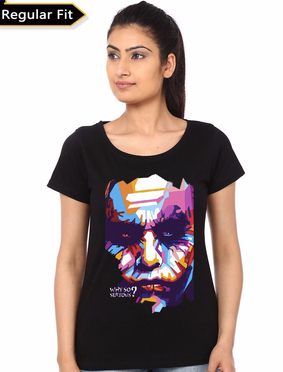 Joker Girls Black T-Shirt
