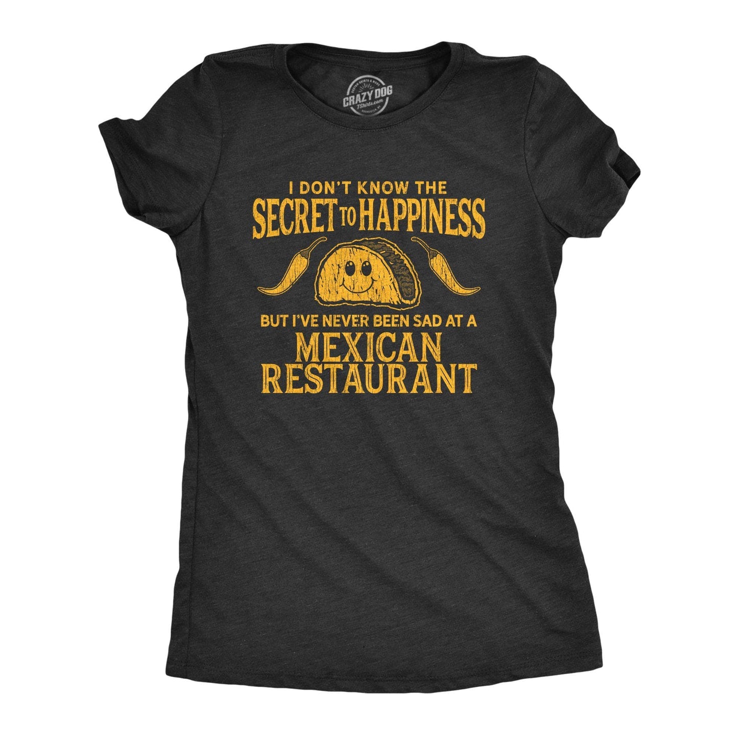 Sad At A Mexican Restaurant Women's Tshirt Cinco De Mayo