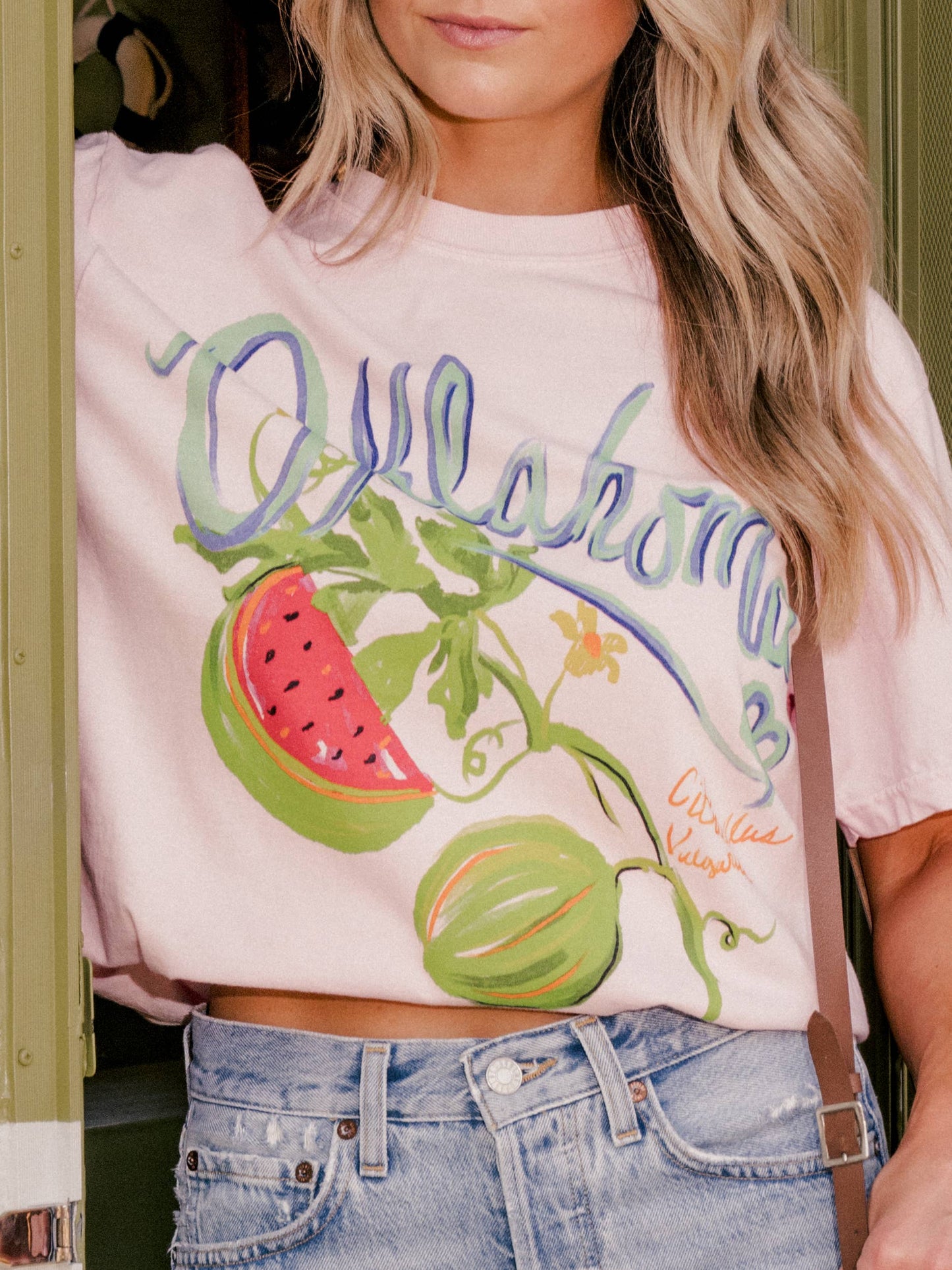 Oklahoma Fruit Blossom Comfort Colors Tee