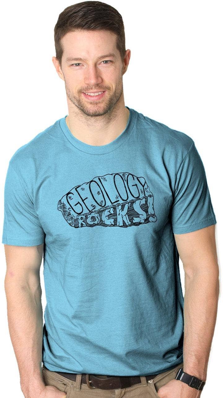 Geology Rocks Men's Tshirt Science Graphic Tee Western T