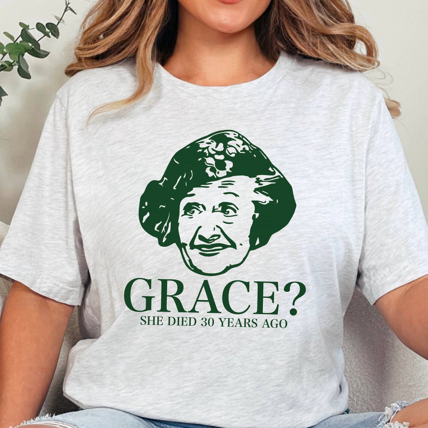 Grace? Christmas Movie Christmas Graphic T-Shirt | Gildan