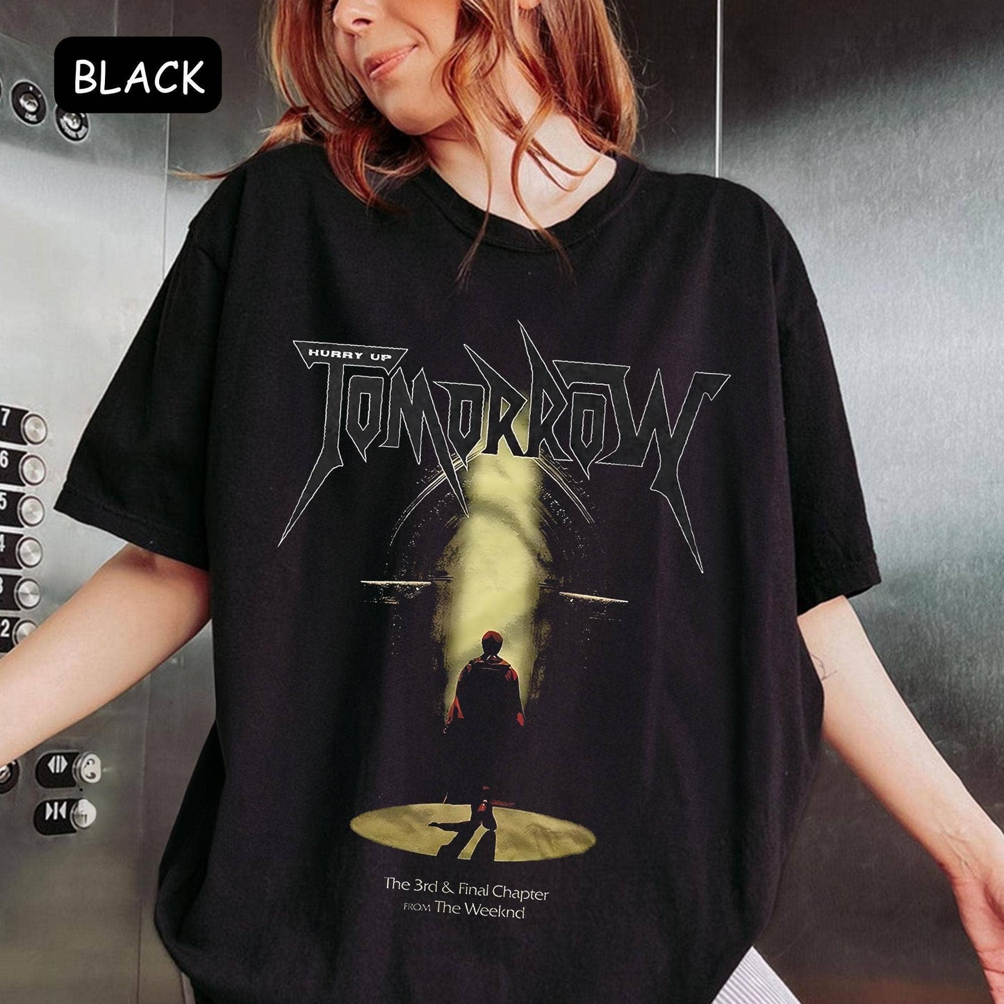 Hurry Up Tomorrow Album Vintage Tee - the Weeknd Fan Gift
