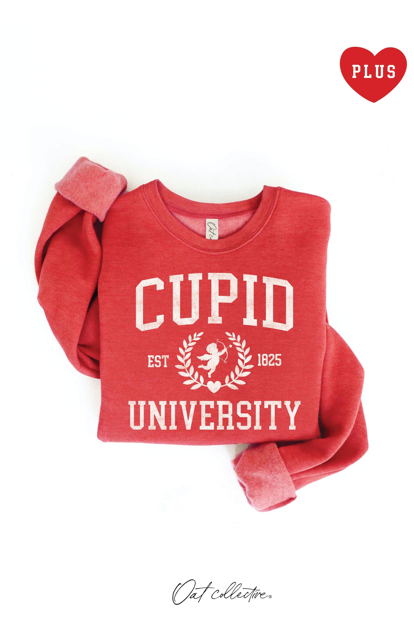Cupid University Est 1825 Plus Graphic Sweatshirt