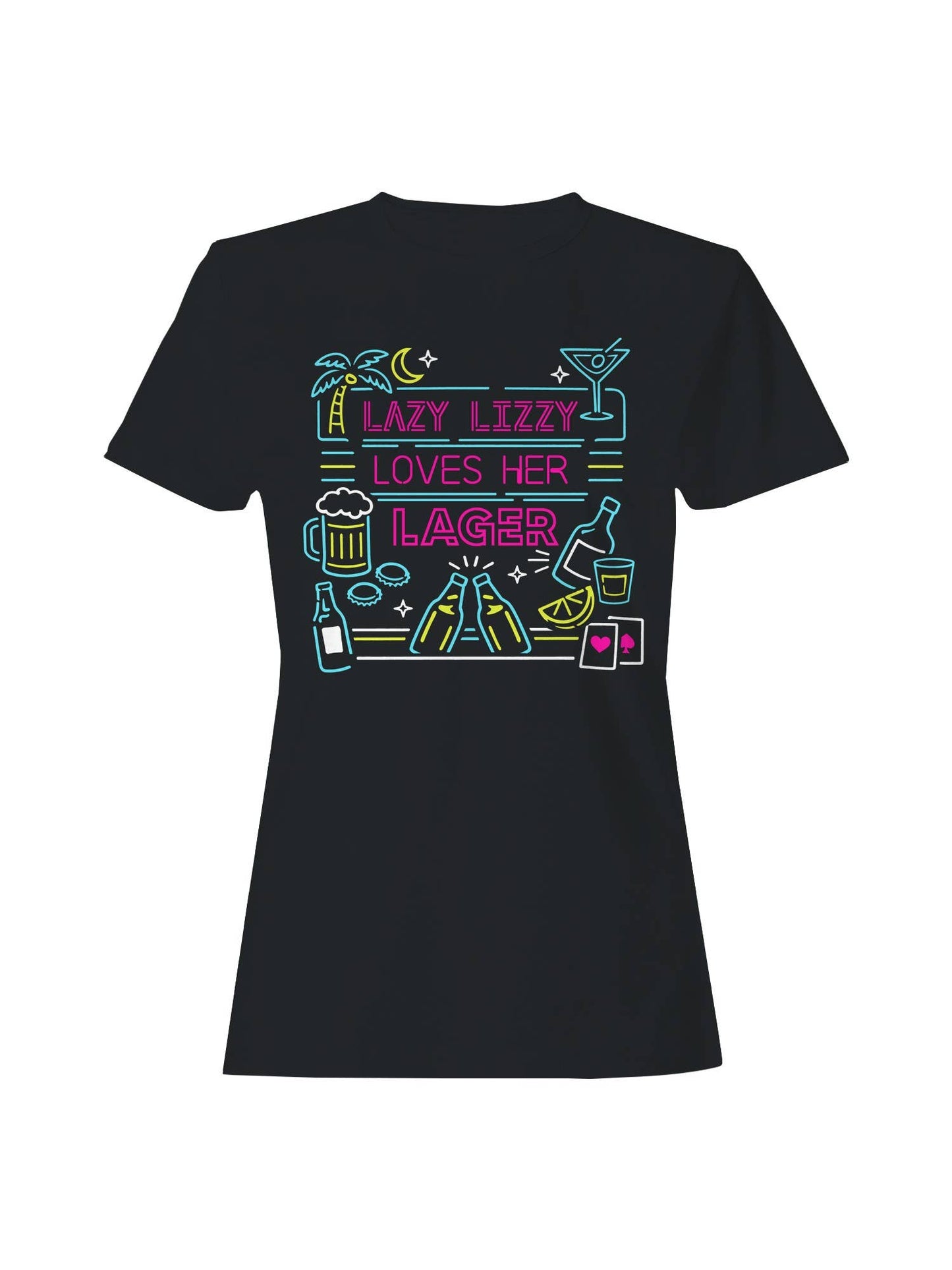 Lazy Lizzy Lager Celebration Women's T-Shirt