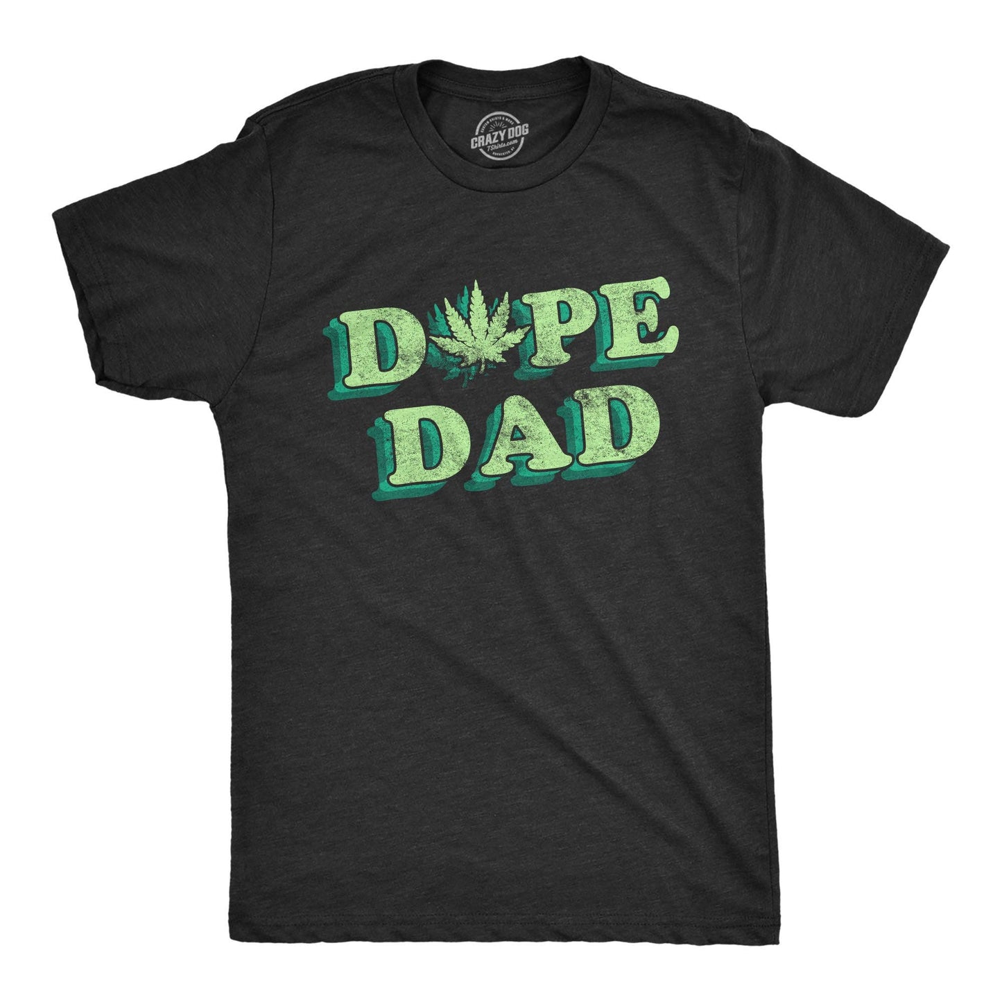 Dope Dad Men's Tshirt 420 Graphic Tee Western T