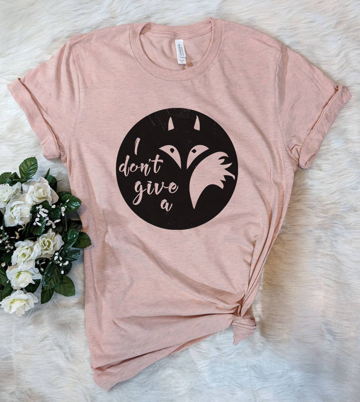 I Don't Give A Fox - Funny Sassy Sarcastic Nerd T-Shirt