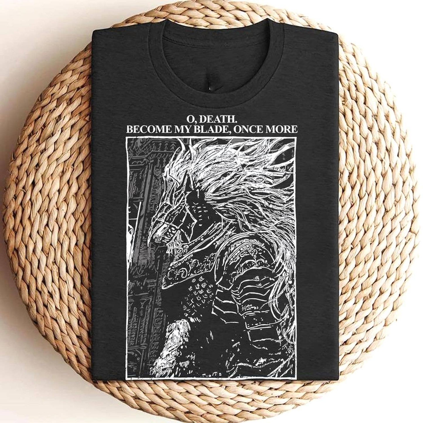 Elden Ring Dark Souls Anime Game T-Shirt Moonlight Sword