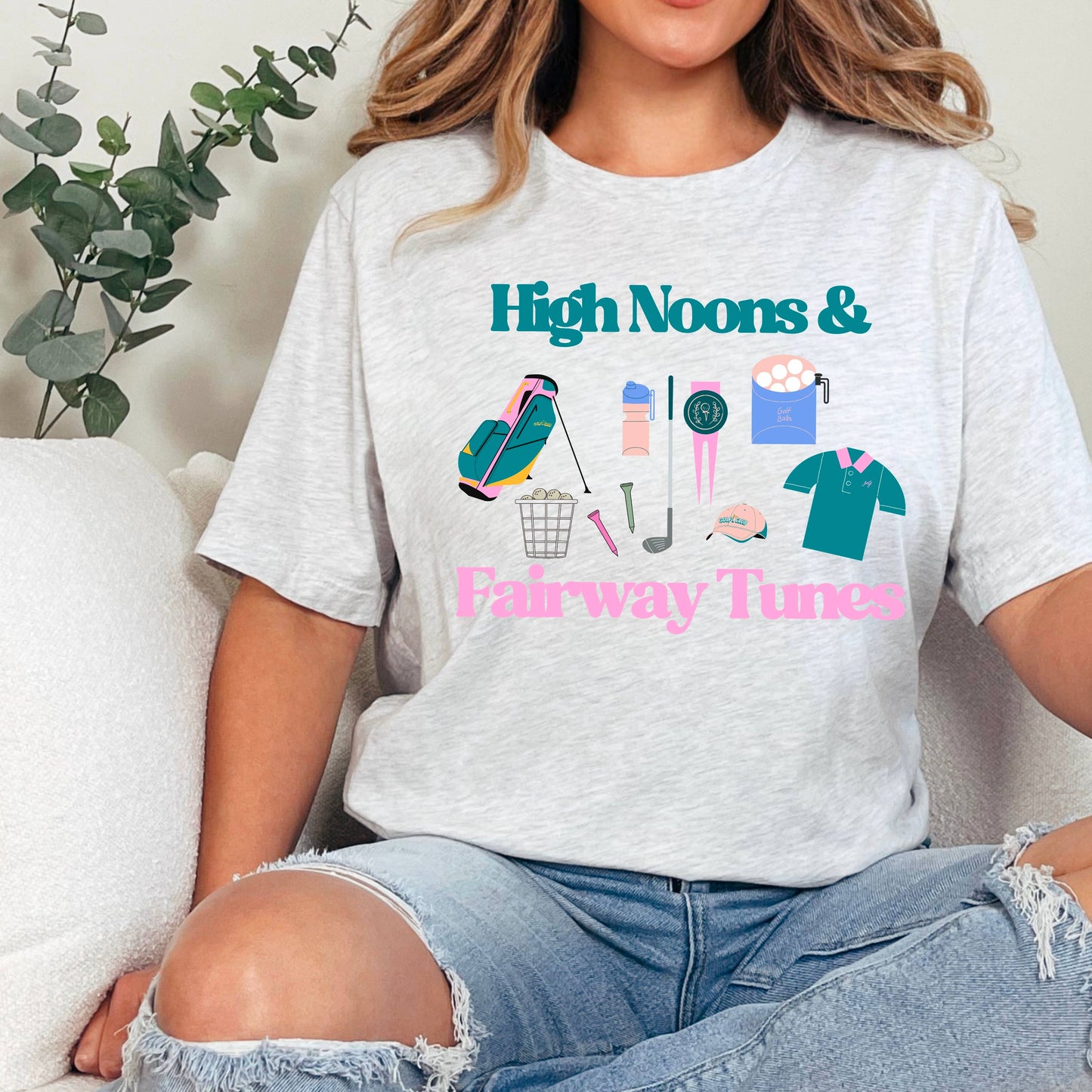 Hi Noons Fairway Tunes Graphic Tee | Summer 2025 | Gildan