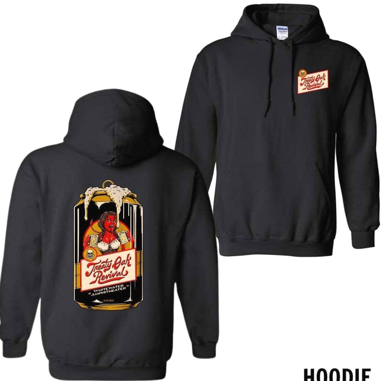 Treaty Oak Revival Menswear Hoodie and T-Shirt Retro Graphic