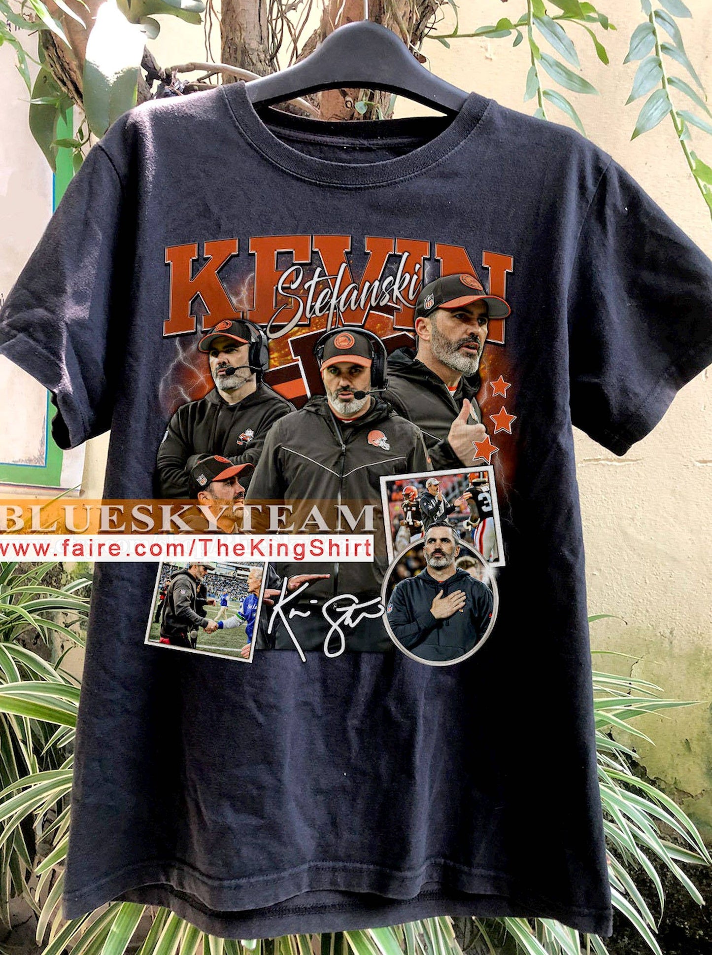 Vintage 90s Kevin Stefanski Graphic Retro Sport Tee Shirt