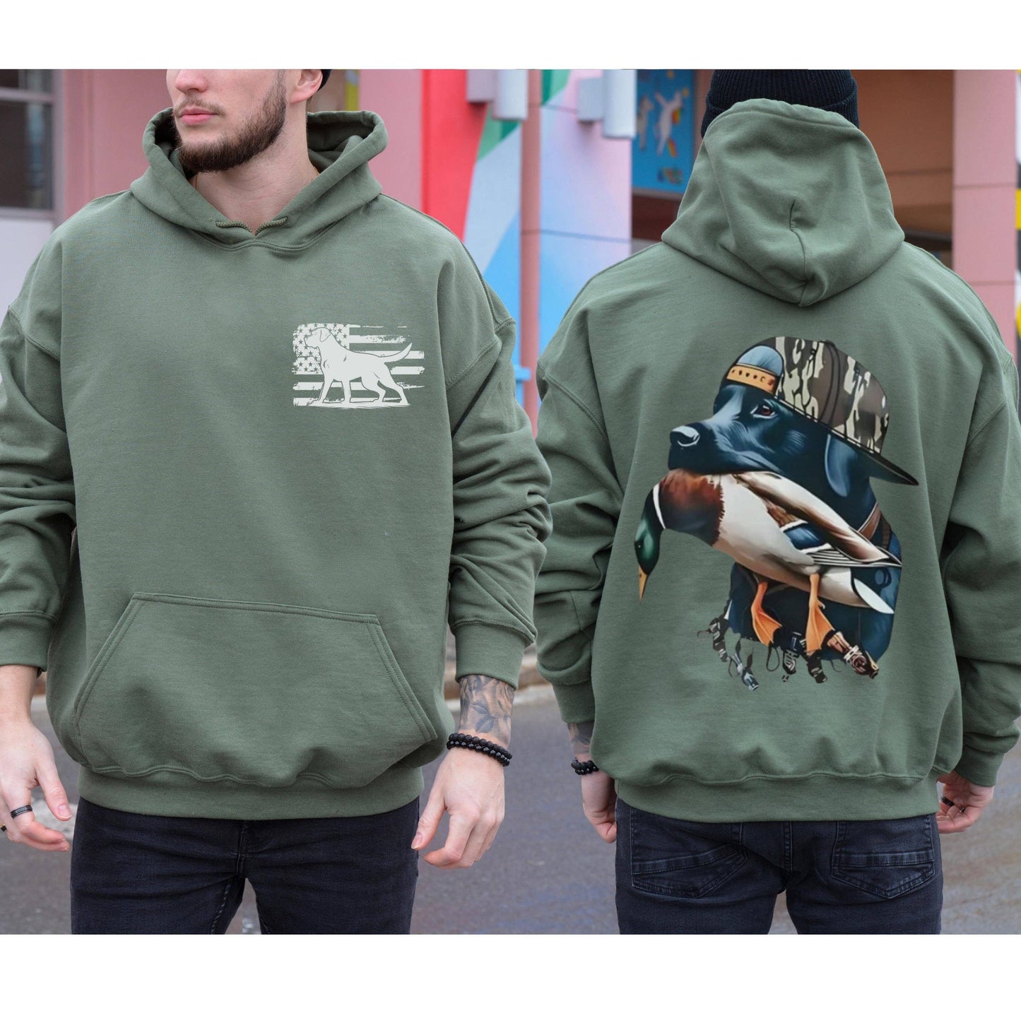 Labrador Retriever Waterfowl Hunting Hoodie