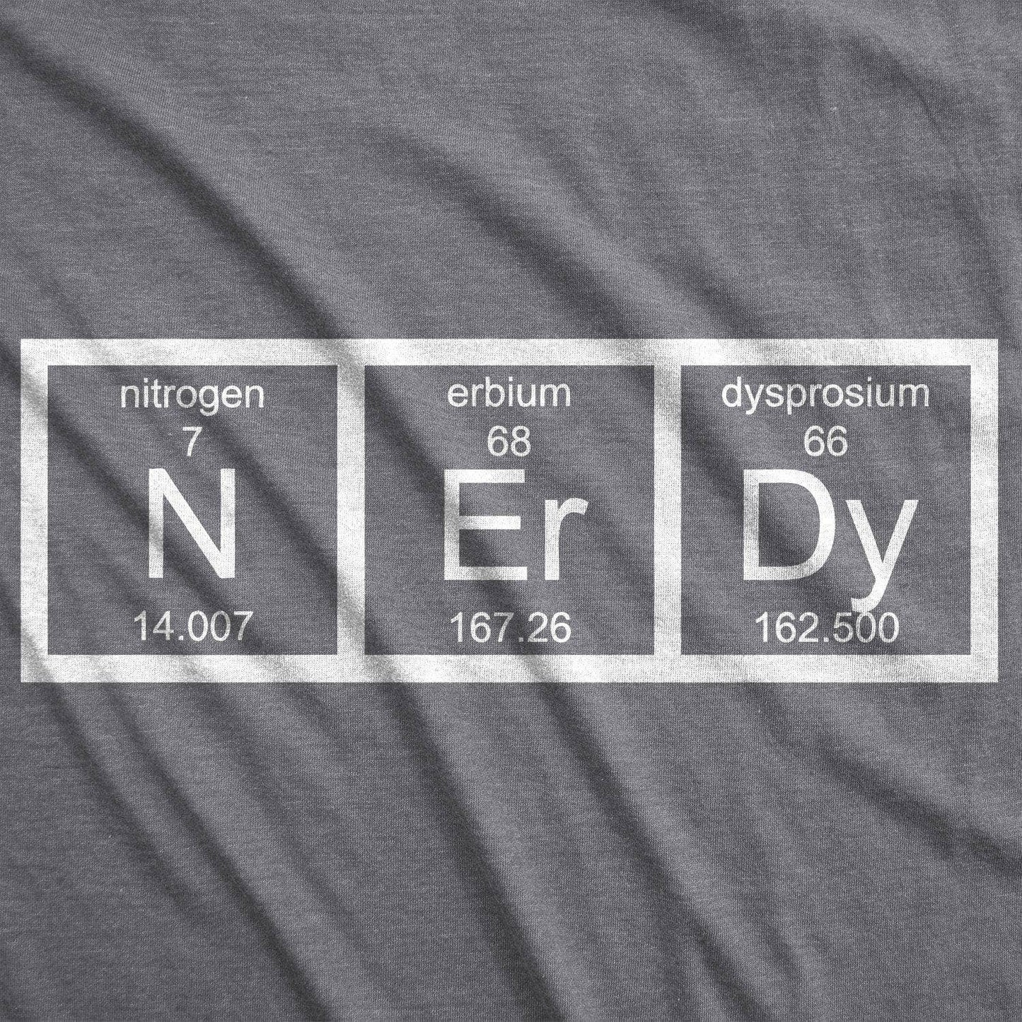 Nerdy Periodic Table Women's Tshirt Nerdy Graphic Tee