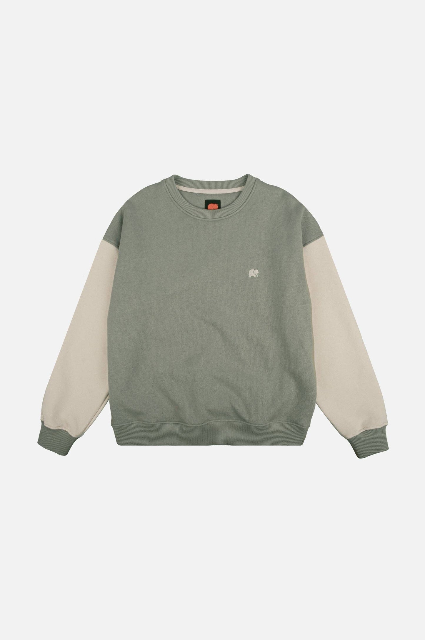 Women's Color Block Oversized Sweater Iron Veil