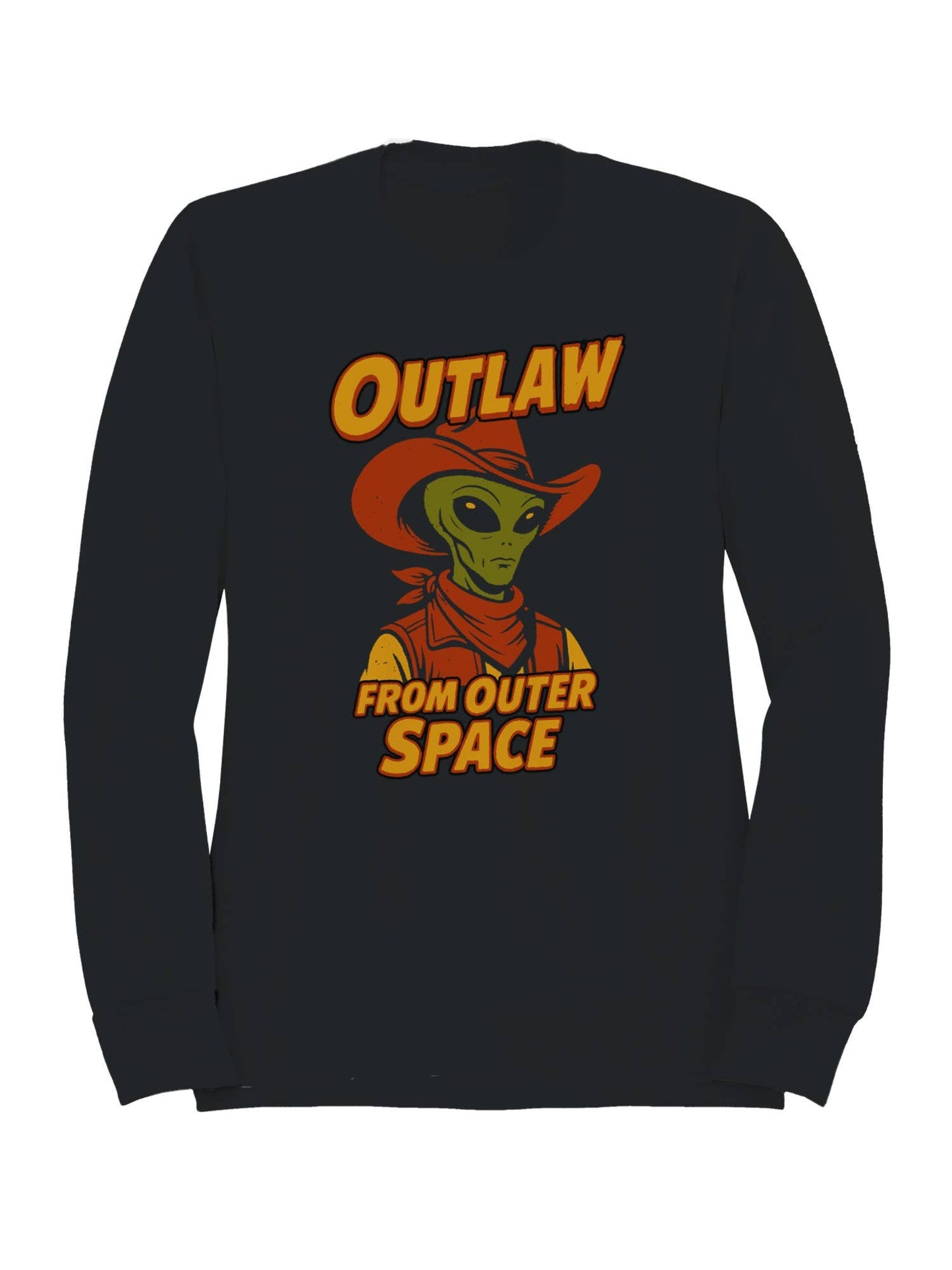 Alien Outlaw from Outer Space Men's Sweatshirt