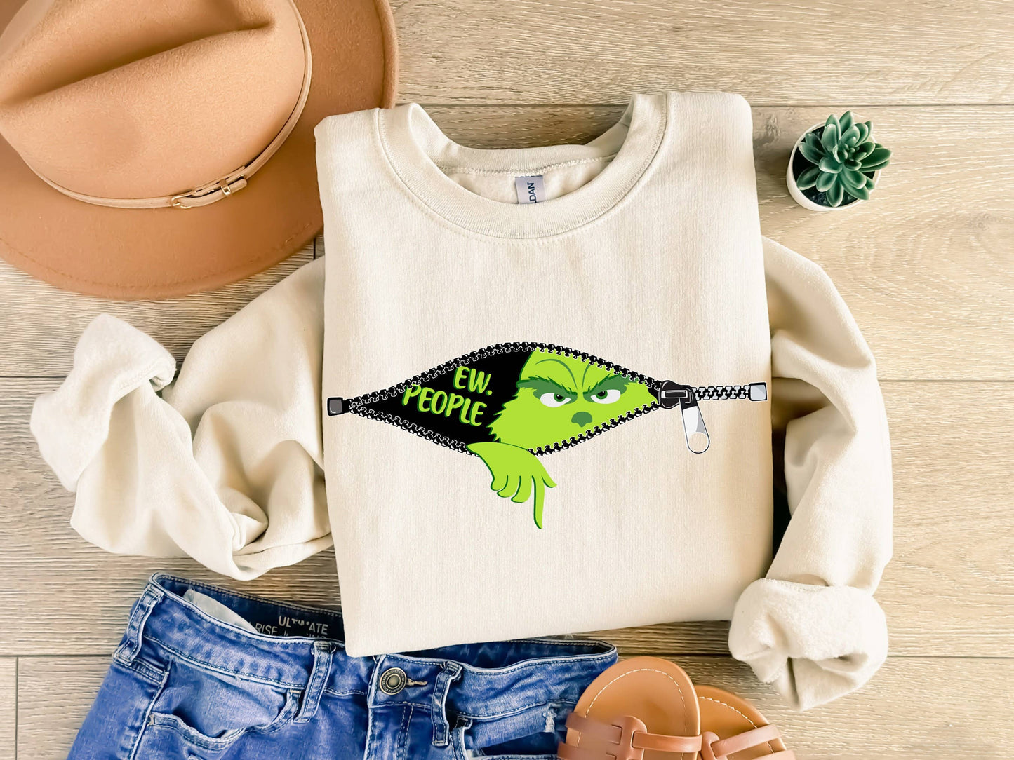 Ew People Grinchmas Sweatshirt Funny Christmas Grinch Shirt