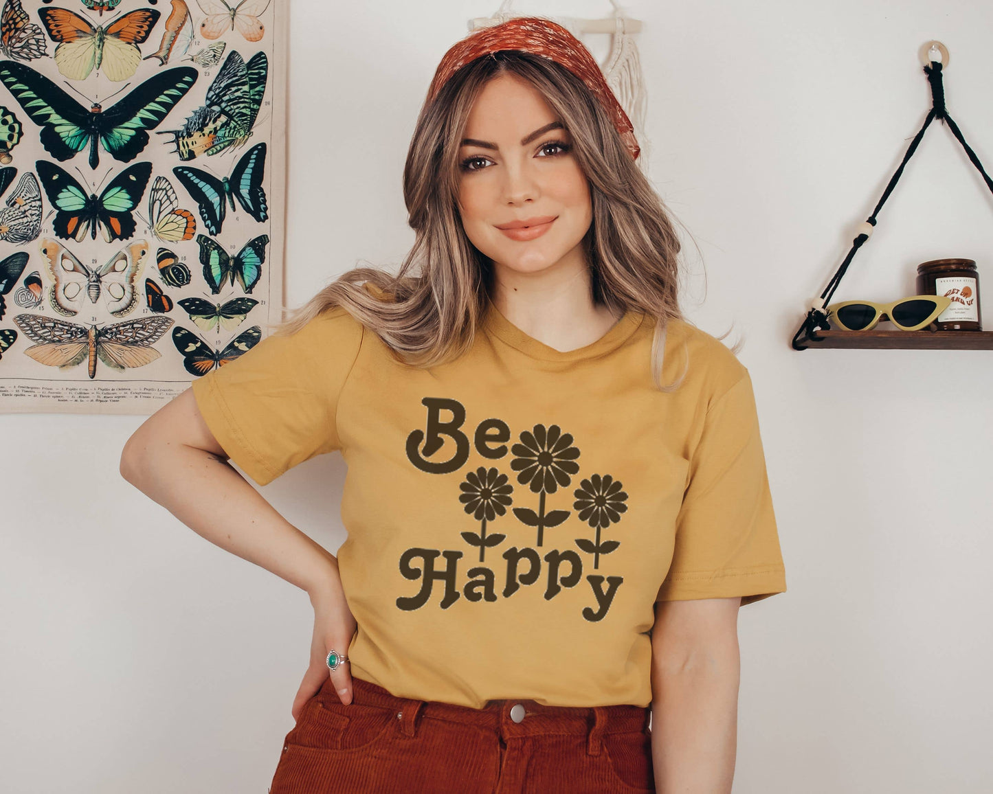 Sunflower Bee Happy | Be Happy Shirt