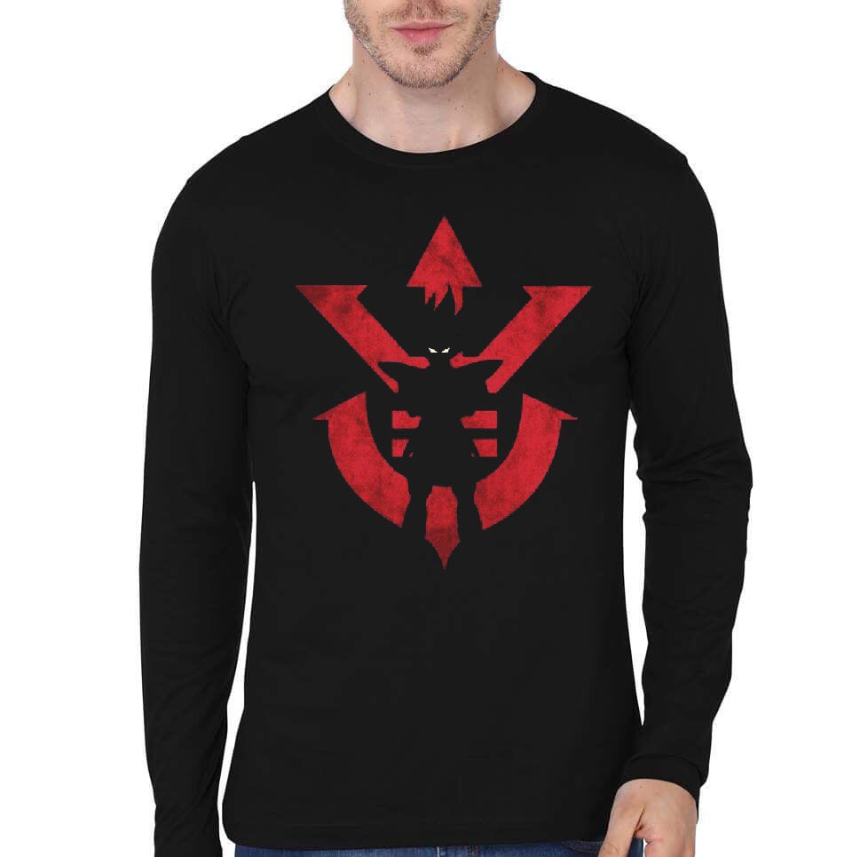 Prince Vegeta Full Sleeve Black T-Shirt