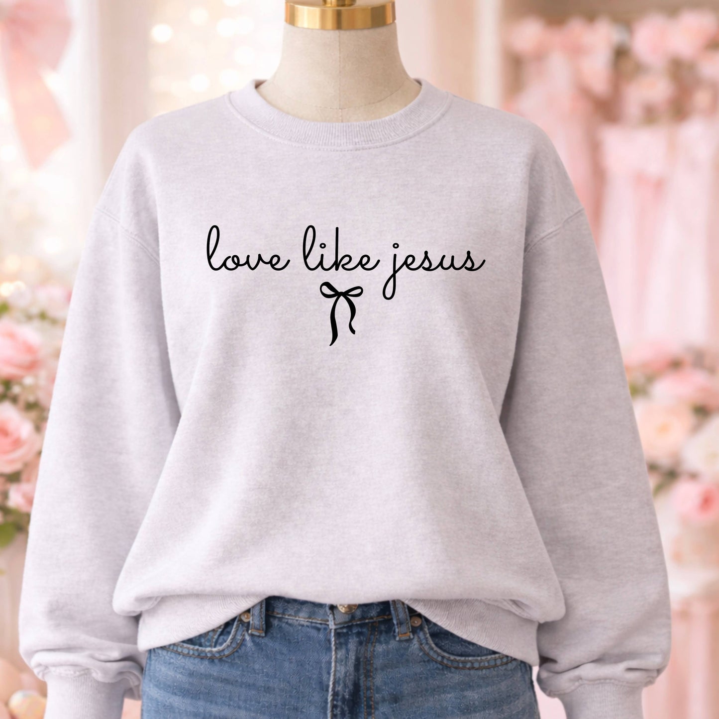 Love Like Jesus Christian Sweatshirt | Gildan Brand