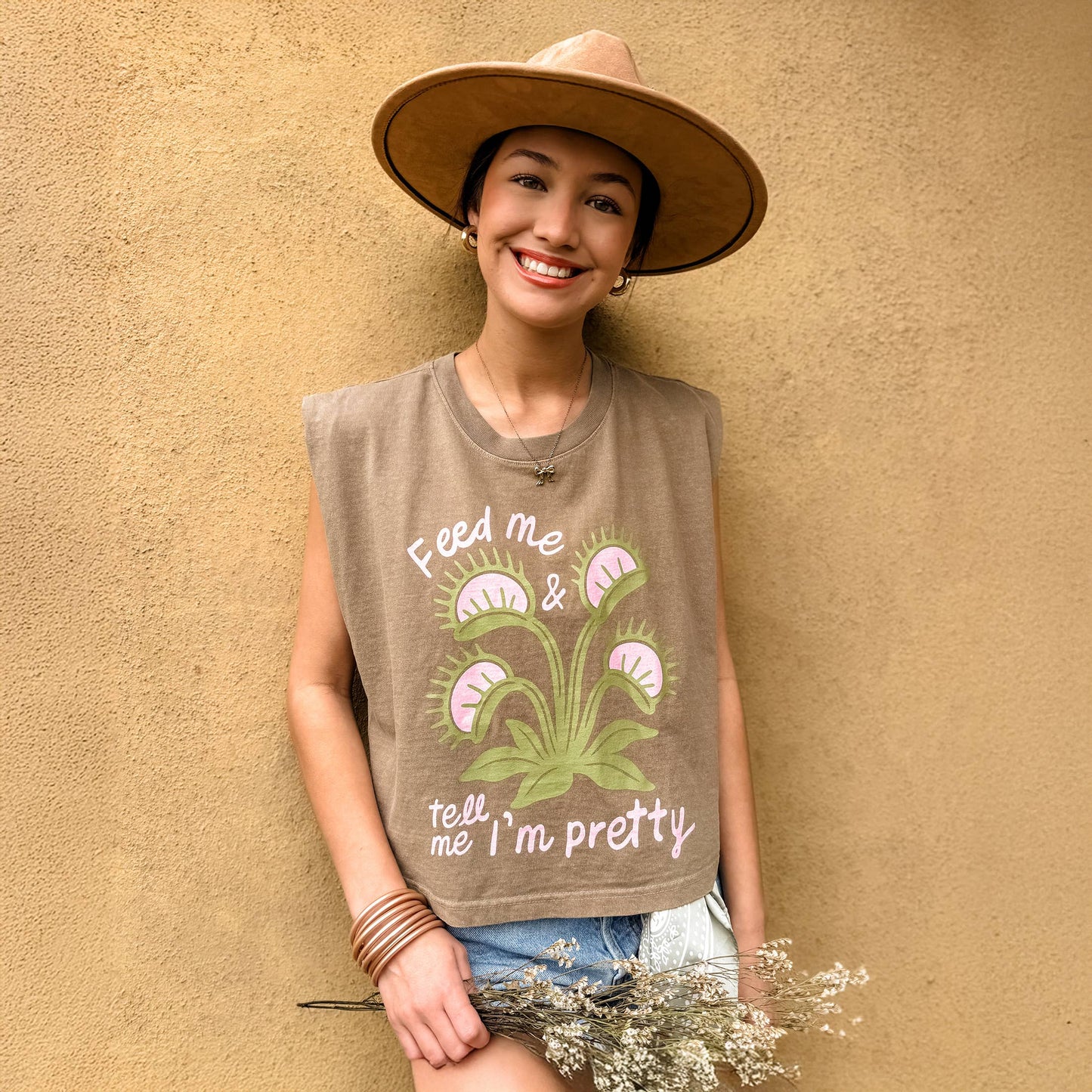 Feed Me Tell Me I’M Pretty T Shirt Funny Graphic Tee