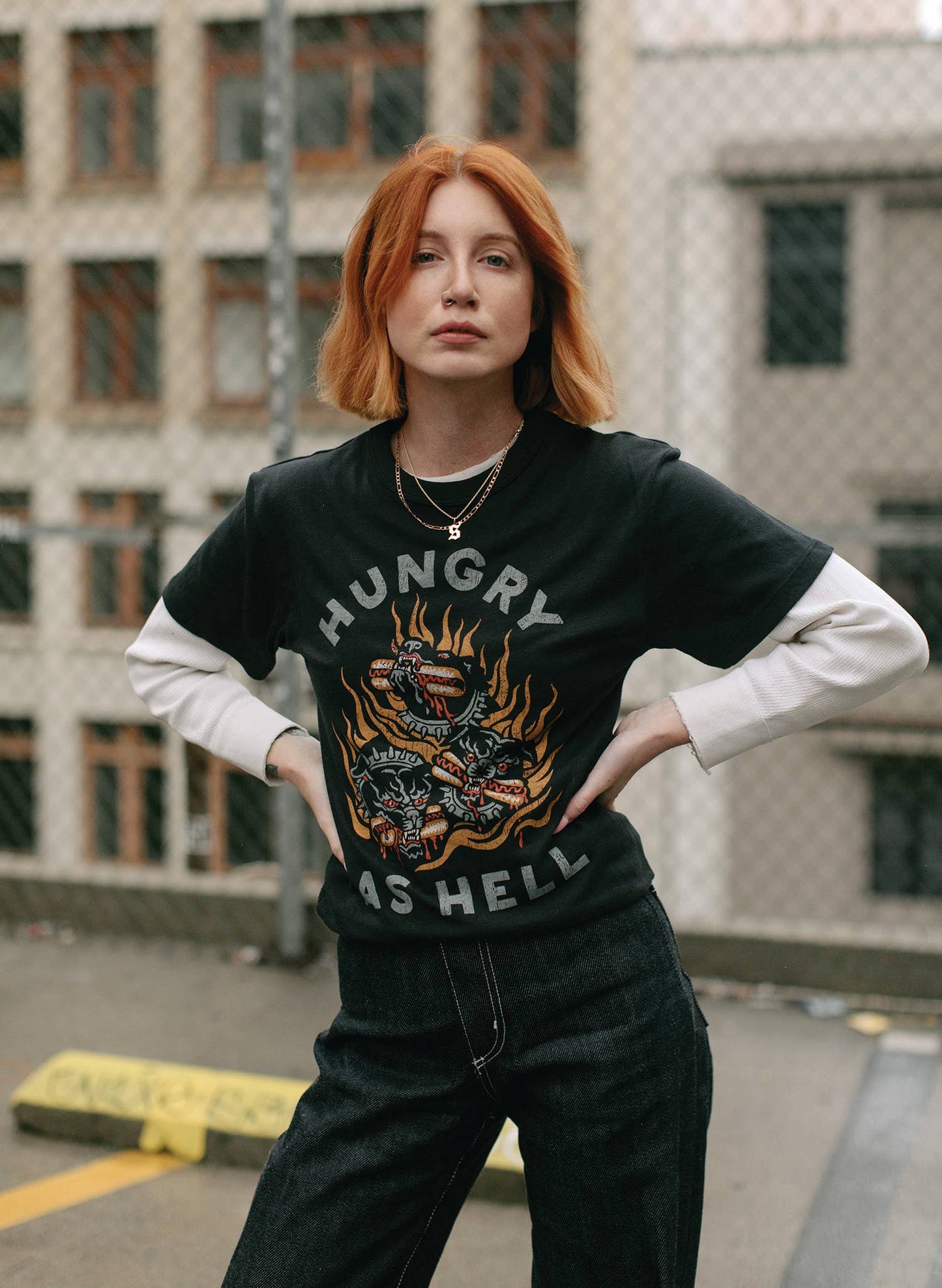 Hungry As Hell Tee | Hot Dog Food T-Shirt
