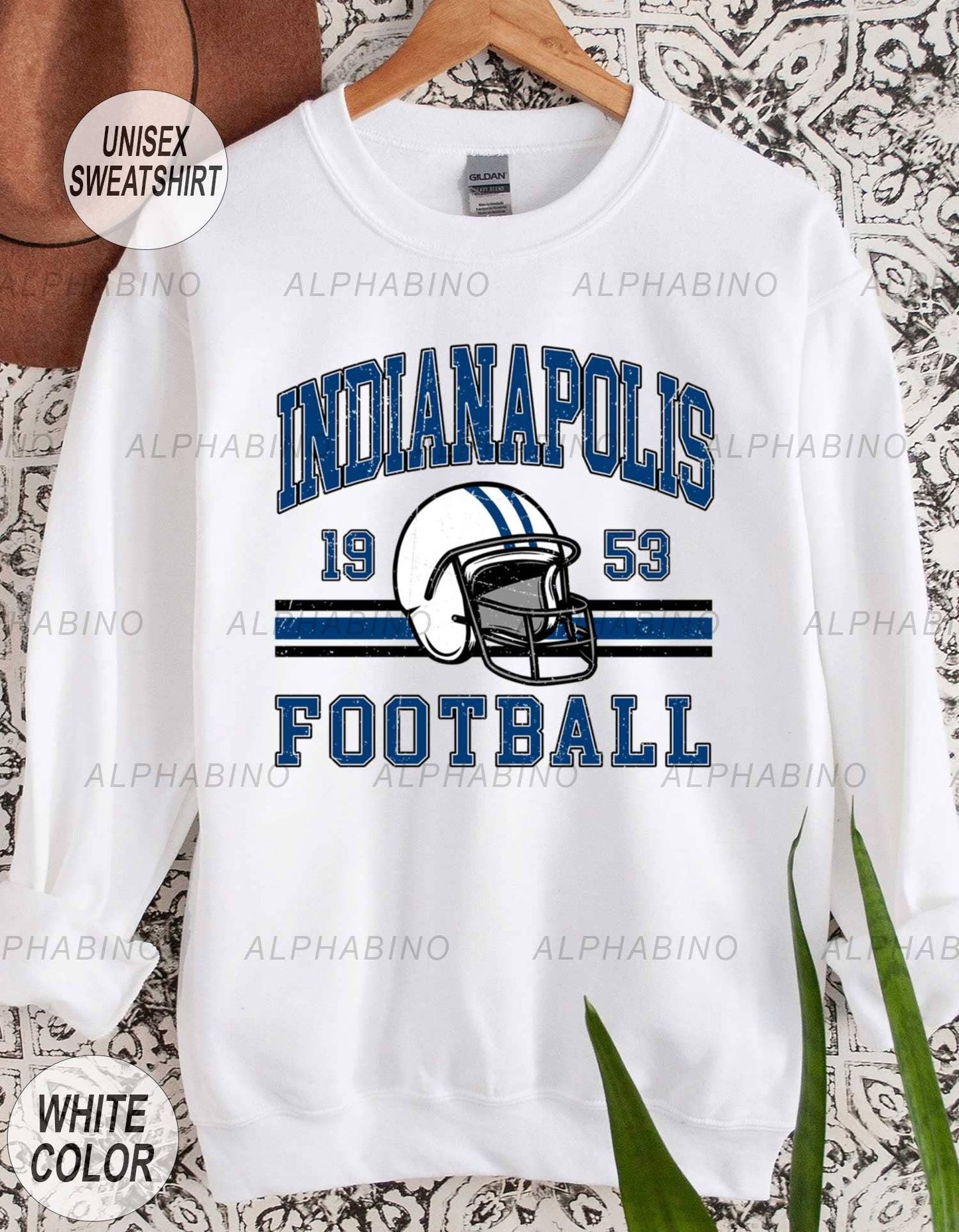 Indianapolis Colts Vintage Sweatshirt - Football Fan Apparel