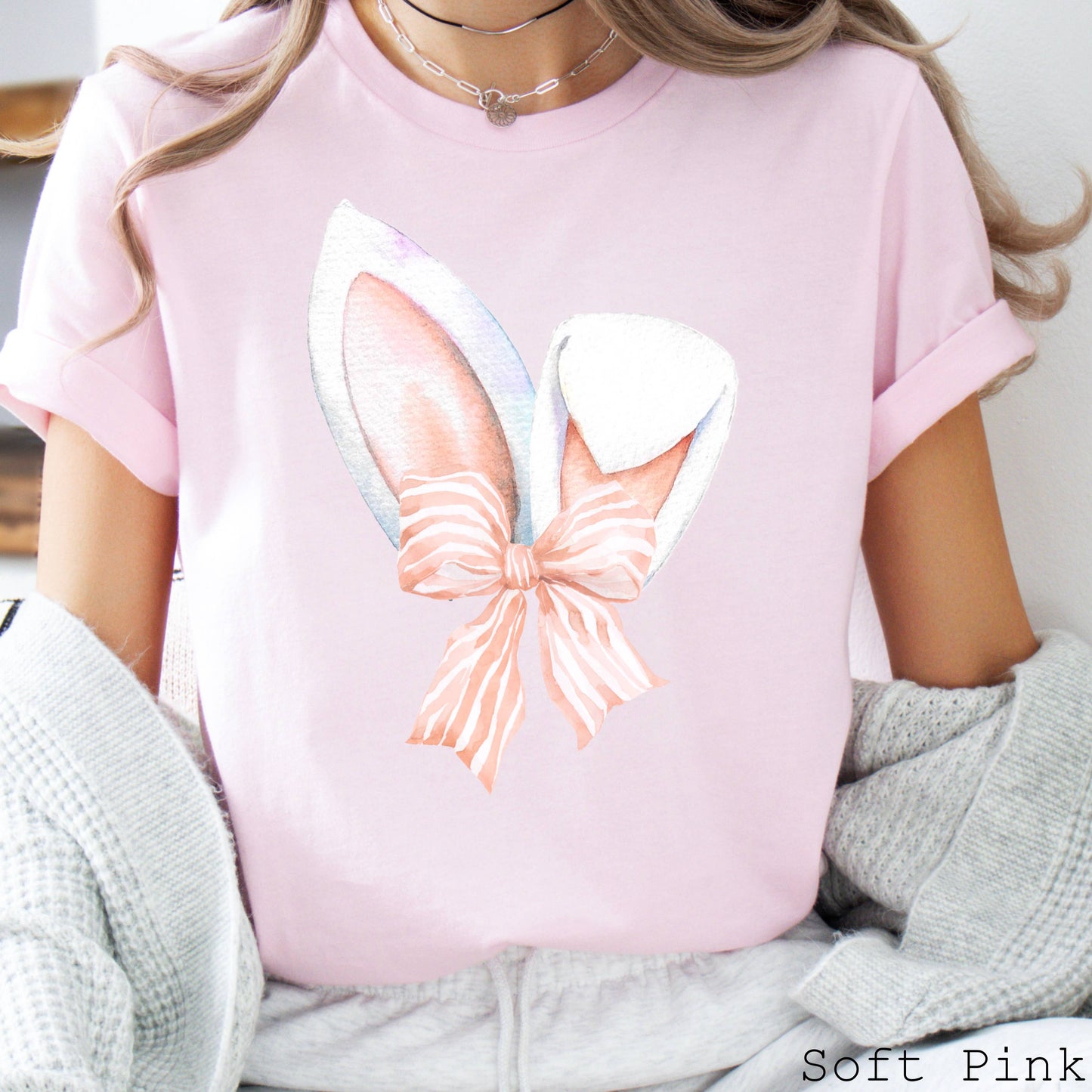 Easter Graphic Tee | Coquette Easter Bunny | Bella Canvas