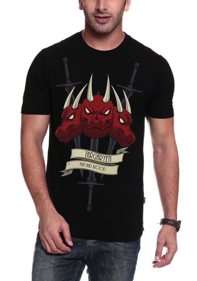 Targaryen Fire And Blood T-Shirt