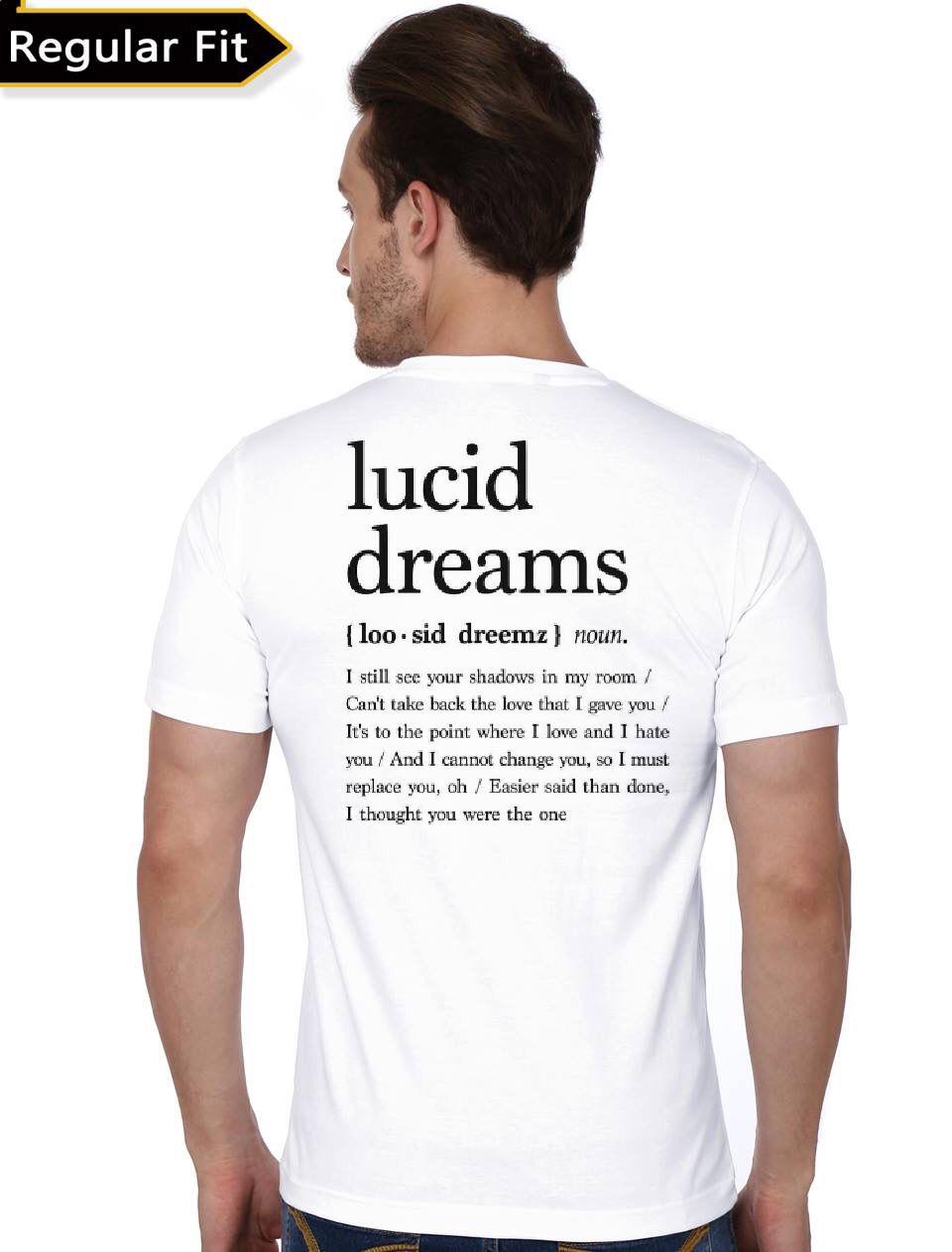 Juice Wrld Half Sleeve White T-Shirt
