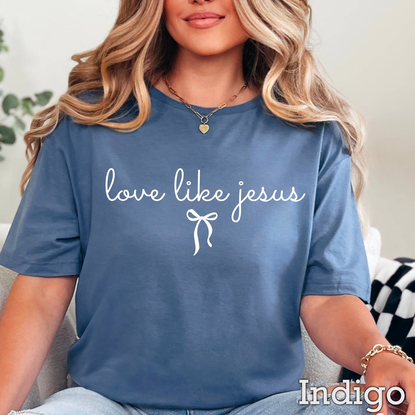 Love Like Jesus Christian Graphic T-Shirt | Gildan