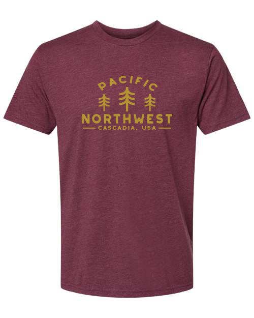 Timberline T-Shirt Maroon