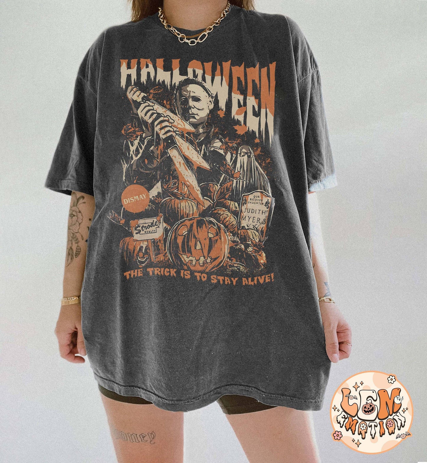 Vintage Michael Myers Halloween Horror Movie T-Shirt