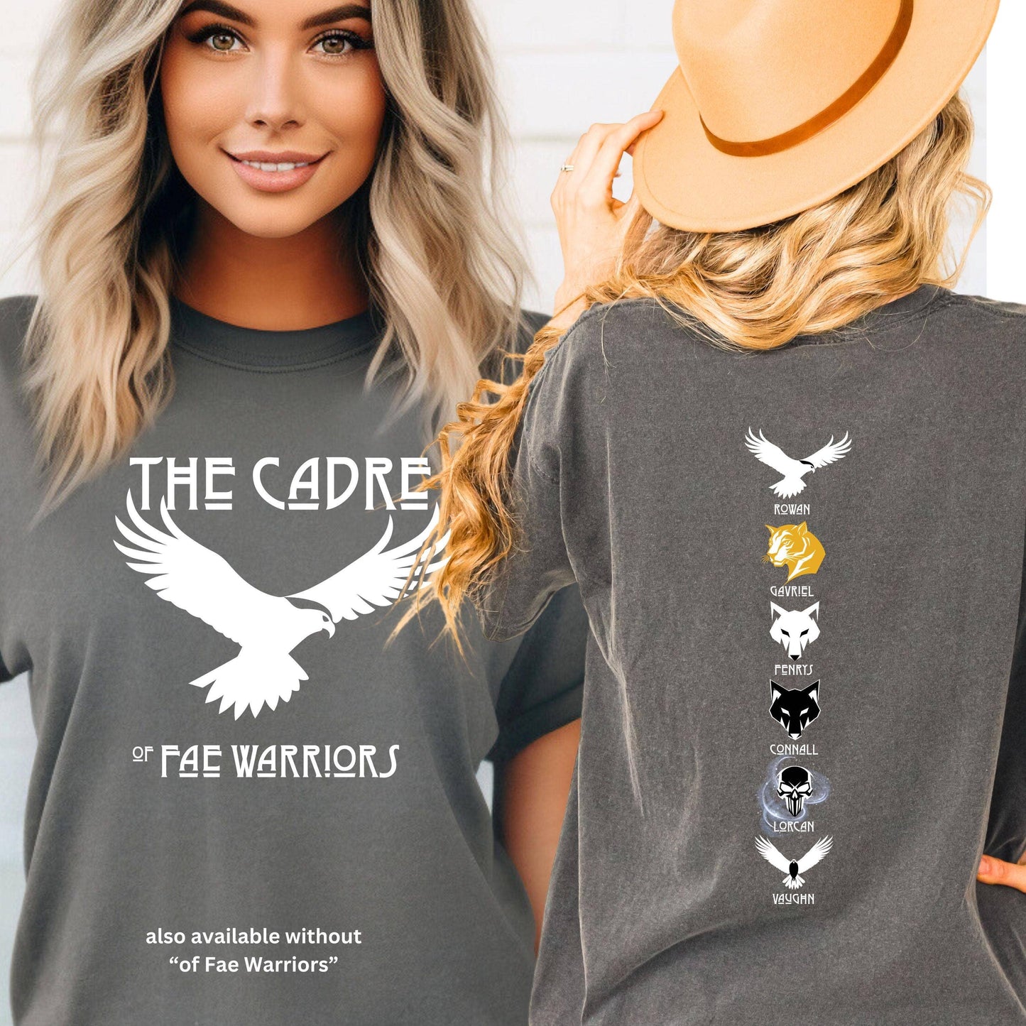 Fae Warriors Throne of Glass 2-sided T-Shirt