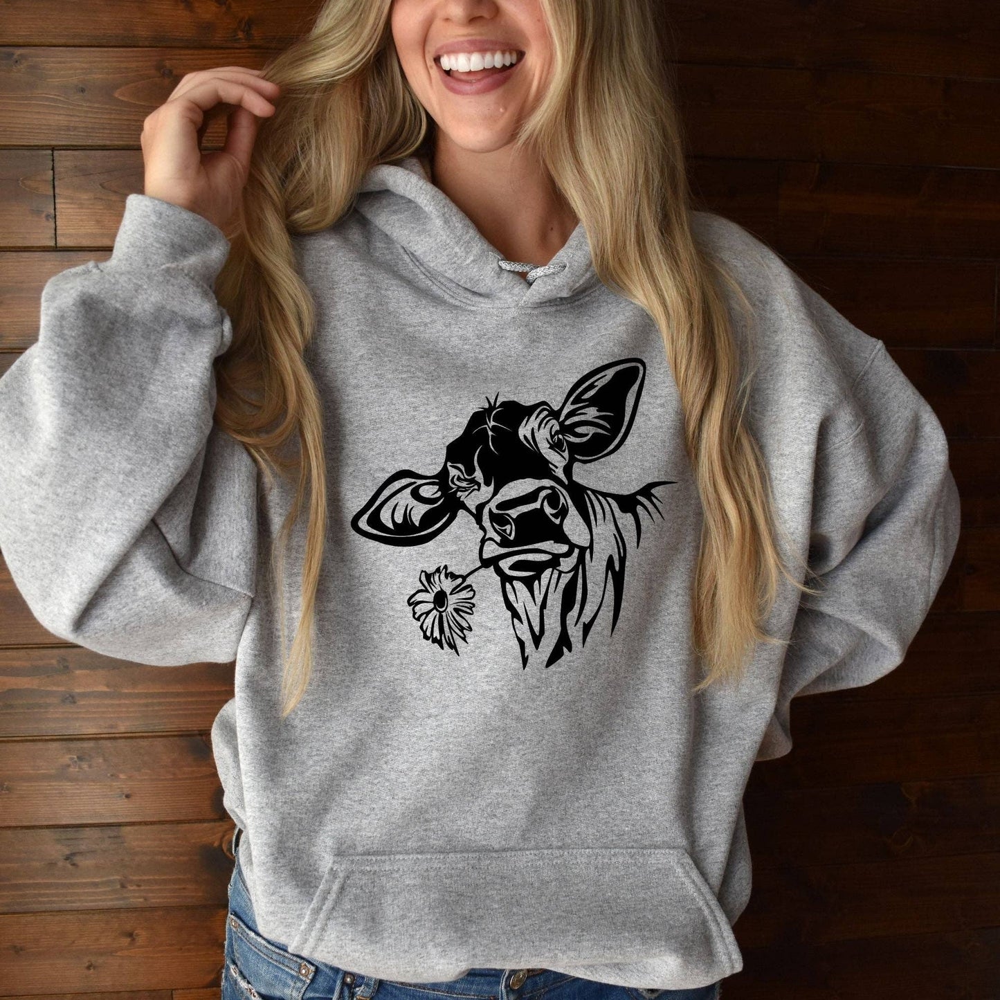 Cute Cow Crewneck Sweatshirt Hoodie 010