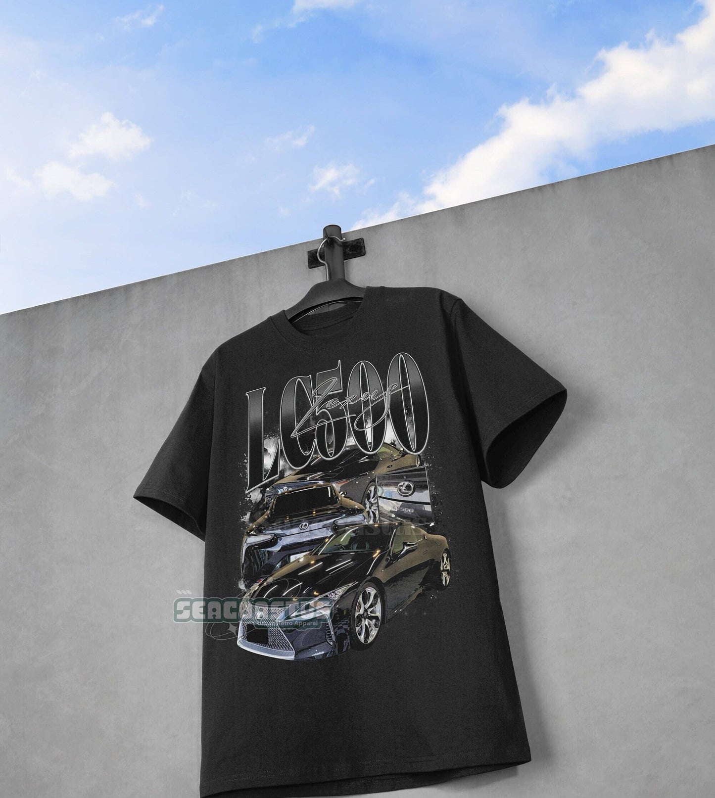 Lexus LC500 Vintage T-Shirt Retro 90's Graphic Tee, Jdm