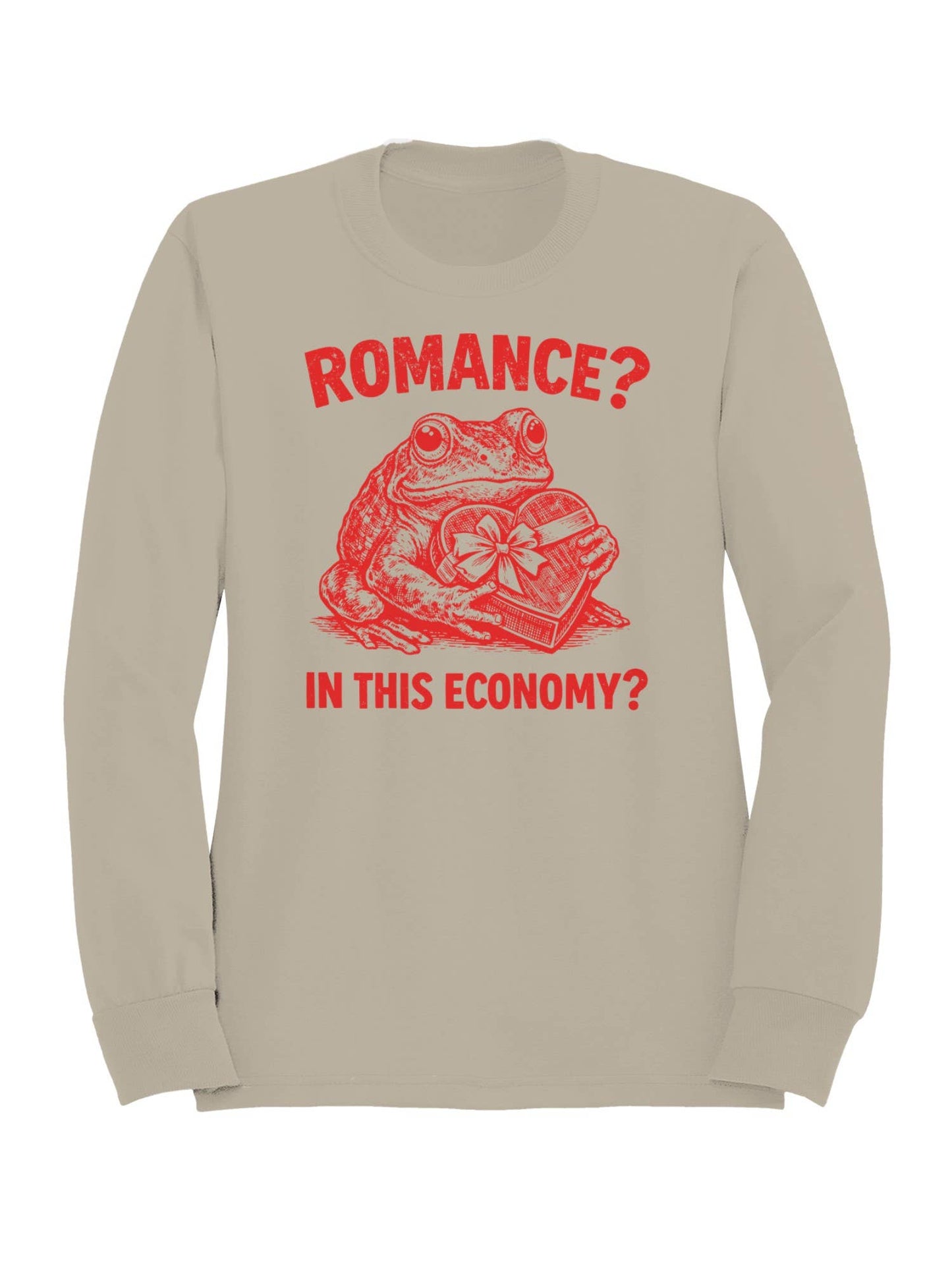Economic Romance Frog Design Women's Sweatshirt