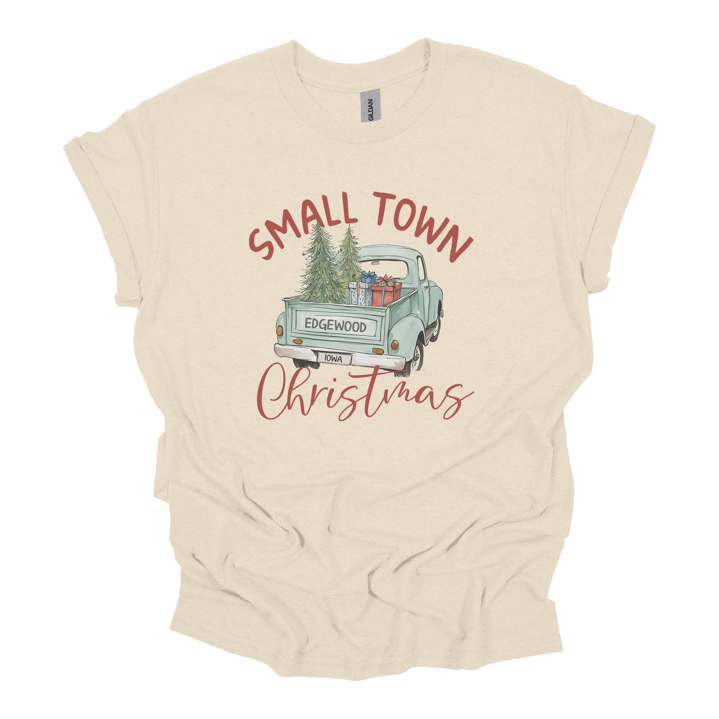 Small Town Tailgate Personalized Tee