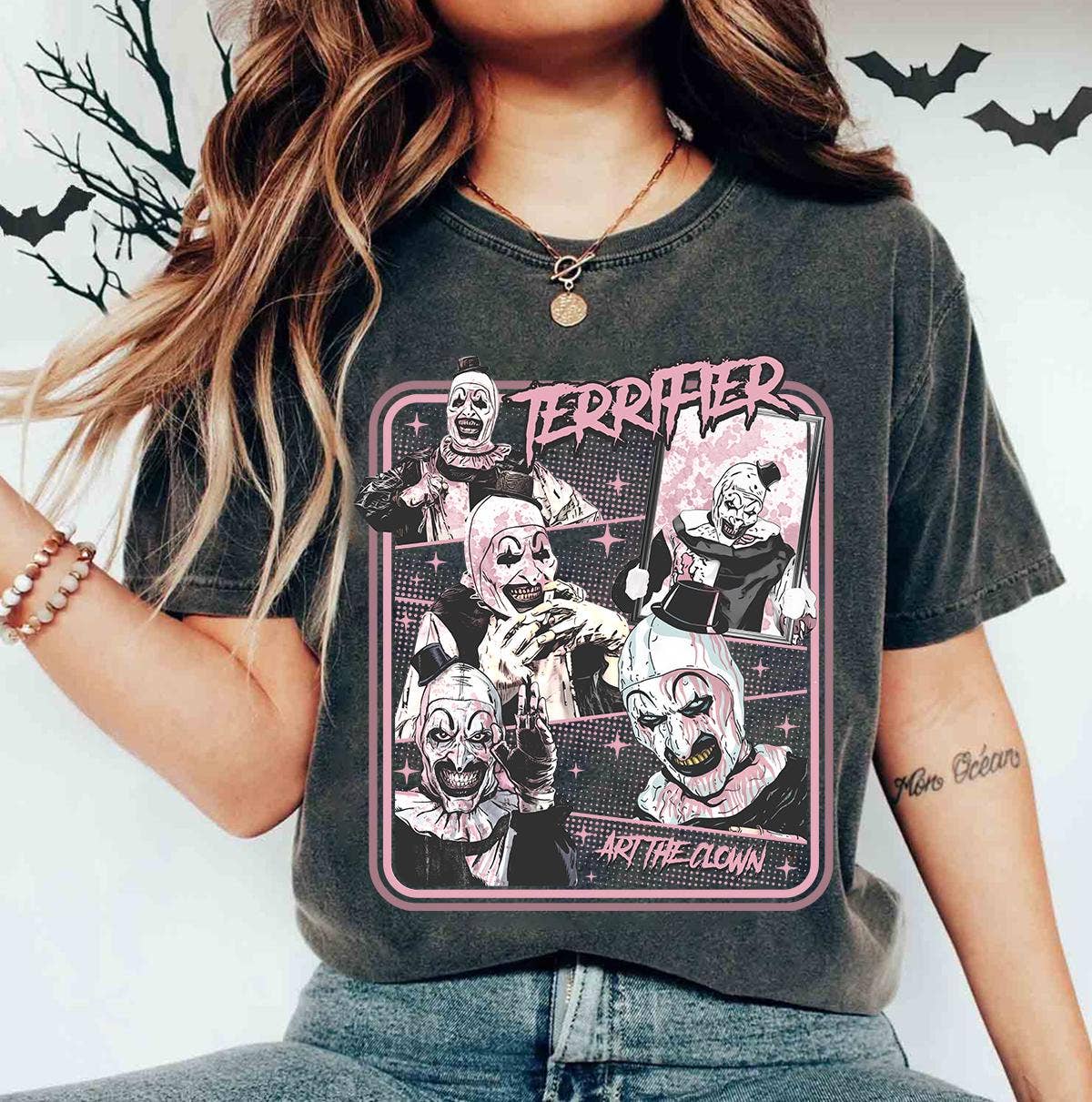 Terrifier Art the Clown Horror Movie Tee