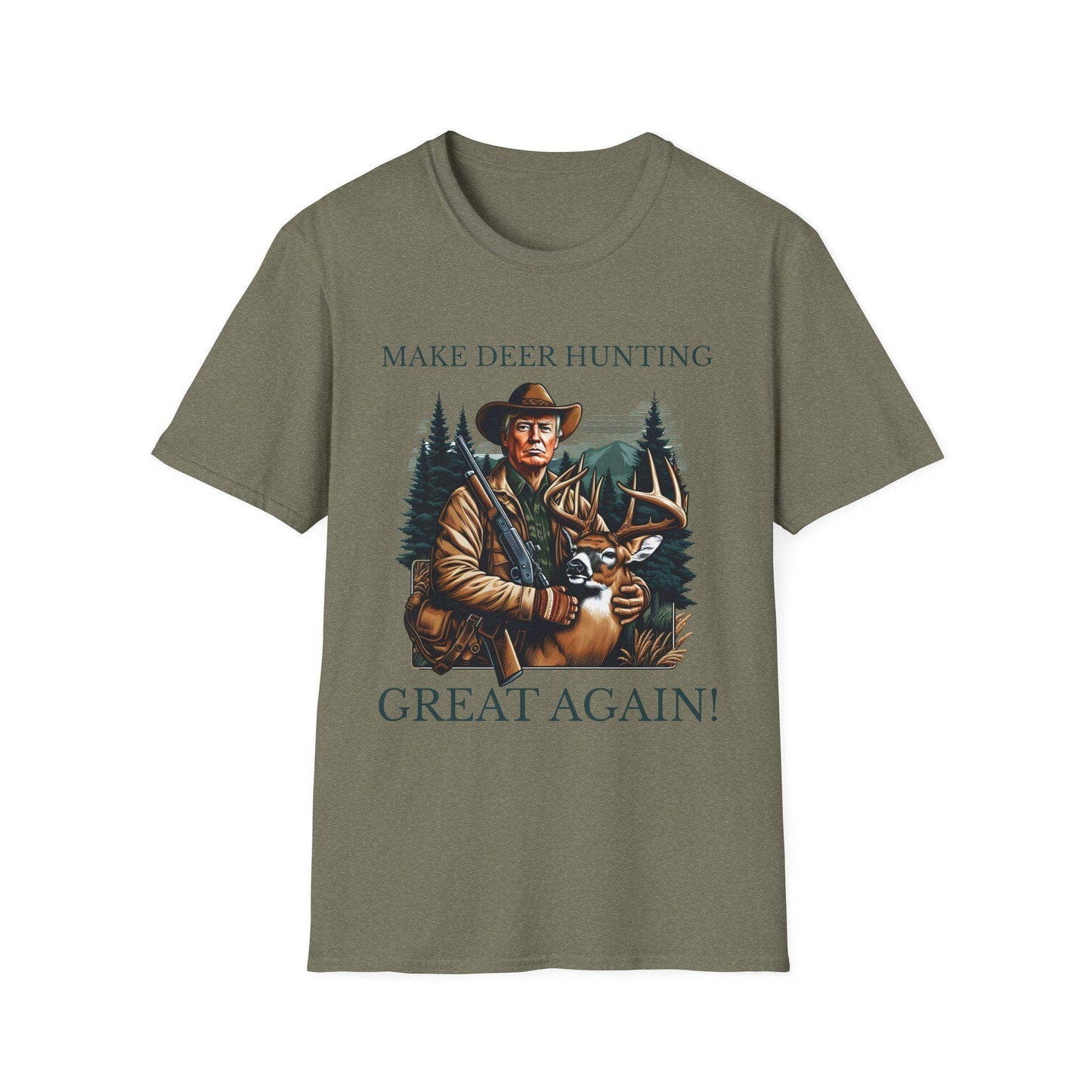 Men's Make Deer Hunting Great Again Trump Funny T-Shirt