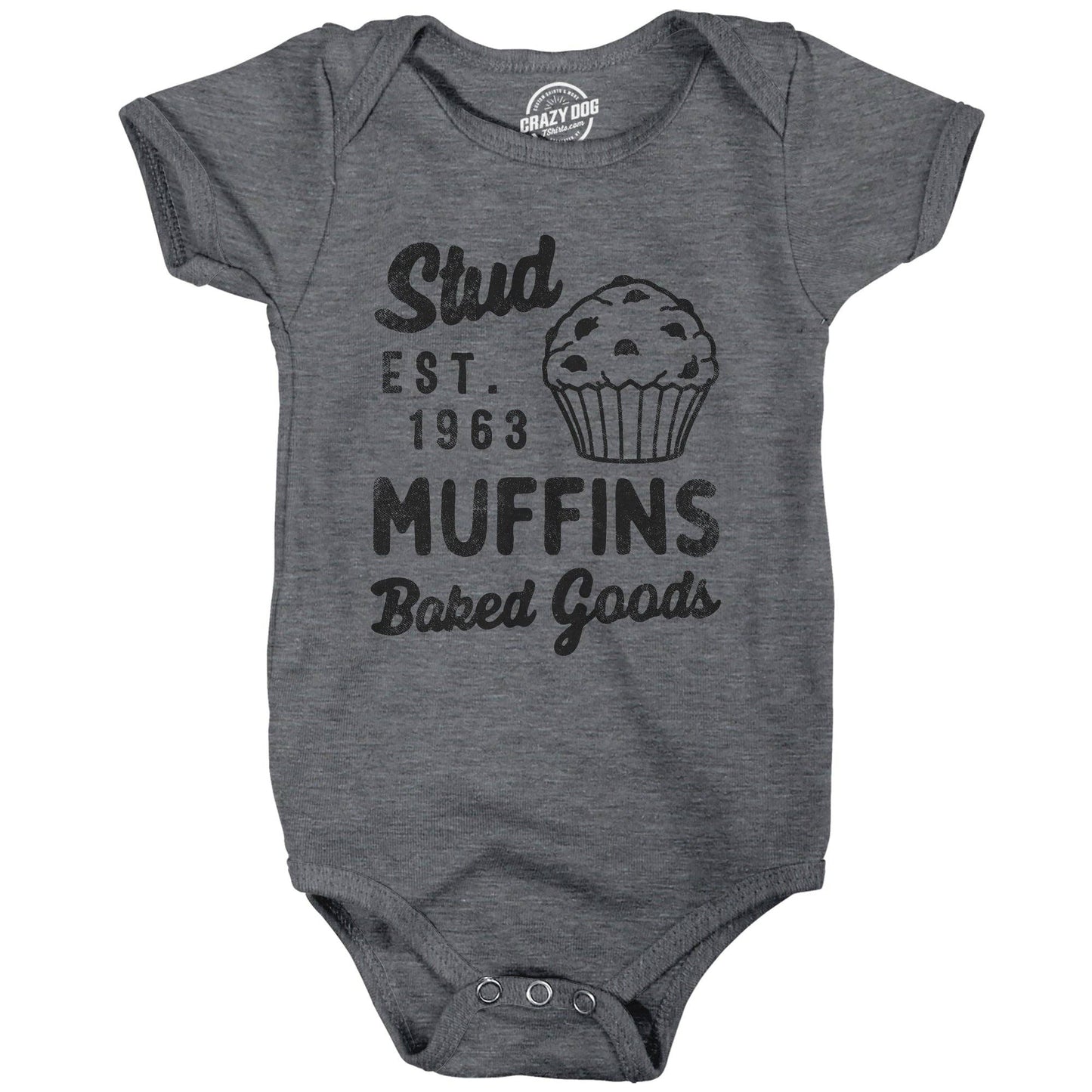 Stud Muffins Baked Goods Baby Bodysuit Food Graphic Tee