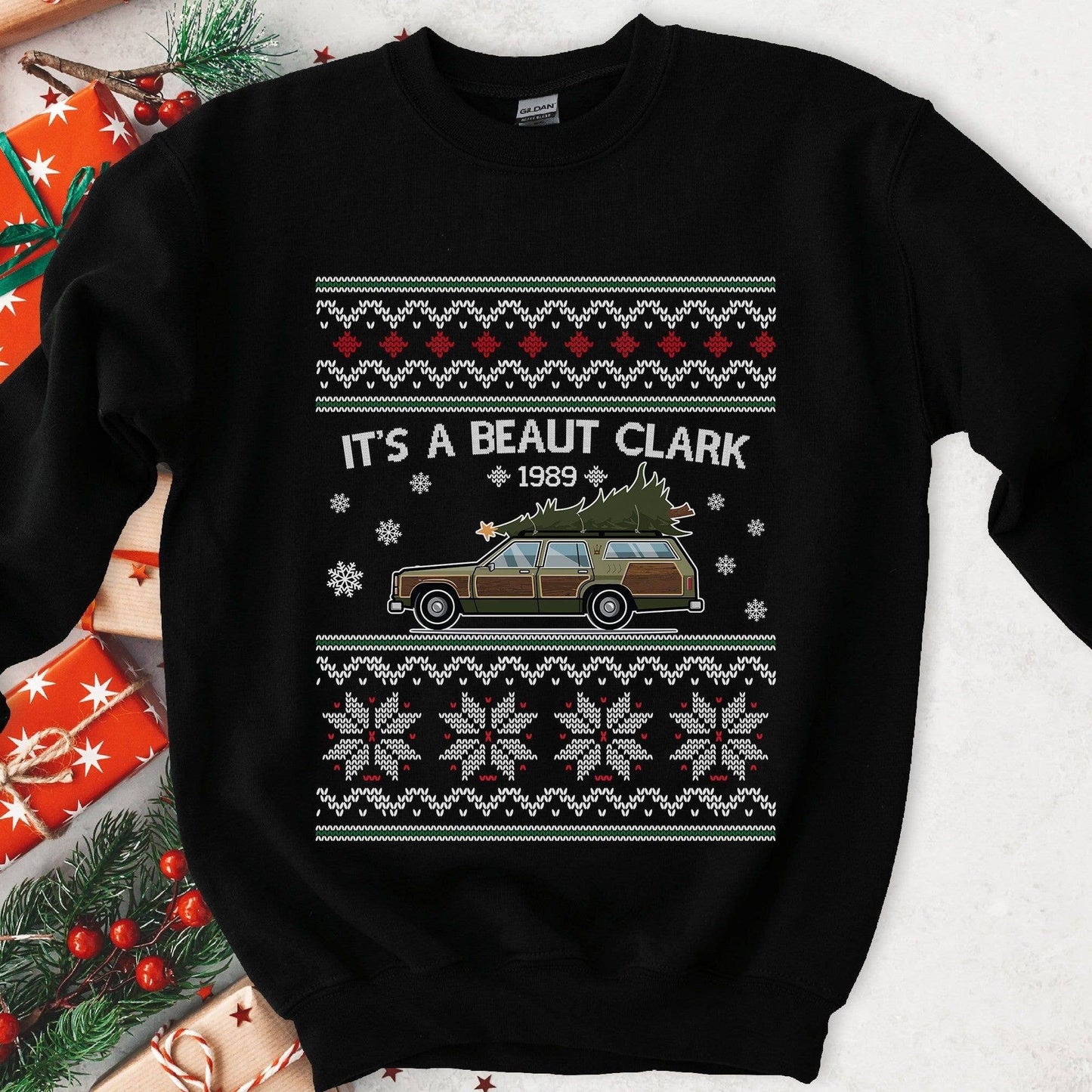 Christmas Road Trip Crewneck Sweatshirt