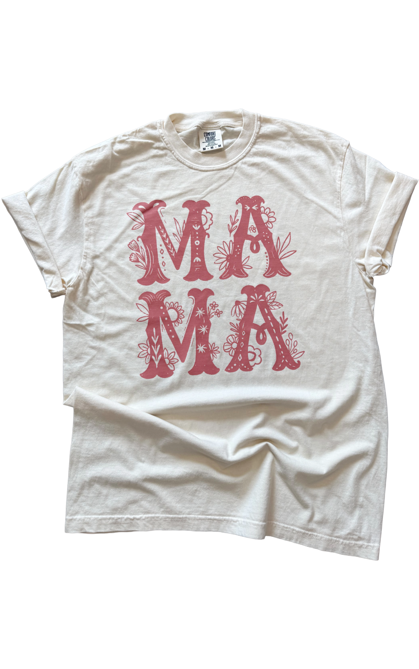 Retro Floral Mama Tee