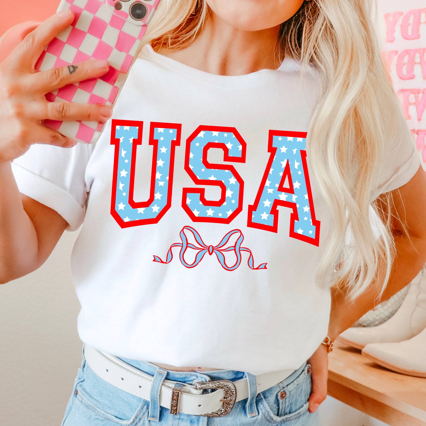 Coquette USA July 4th Graphic Shirt | Comfort Color