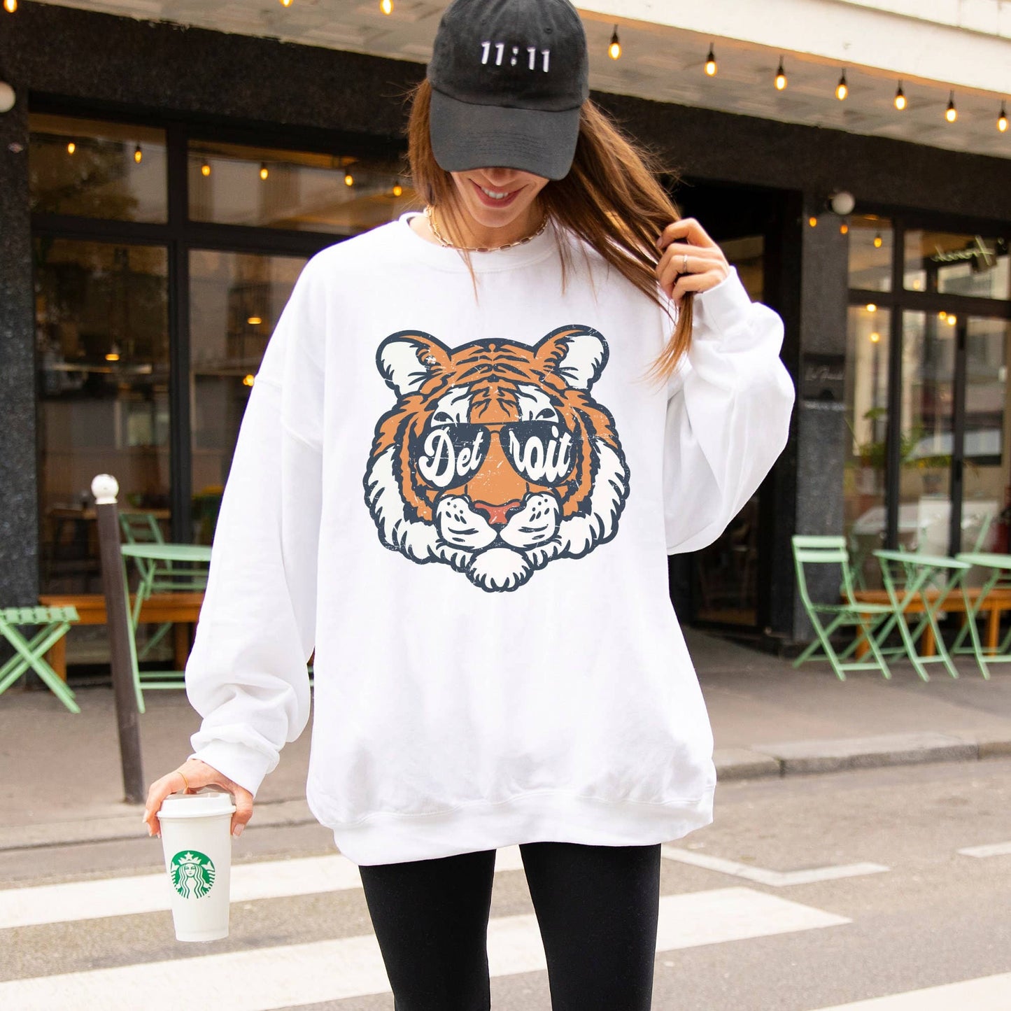 Vintage Detroit Tigers Baseball Shirt Womens Fan Apparel