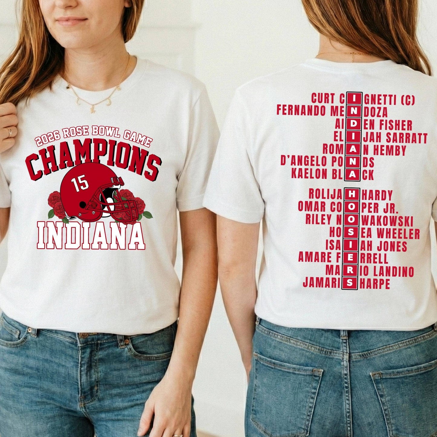 Indiana Football 2026 Rose Bowl Champions Tee