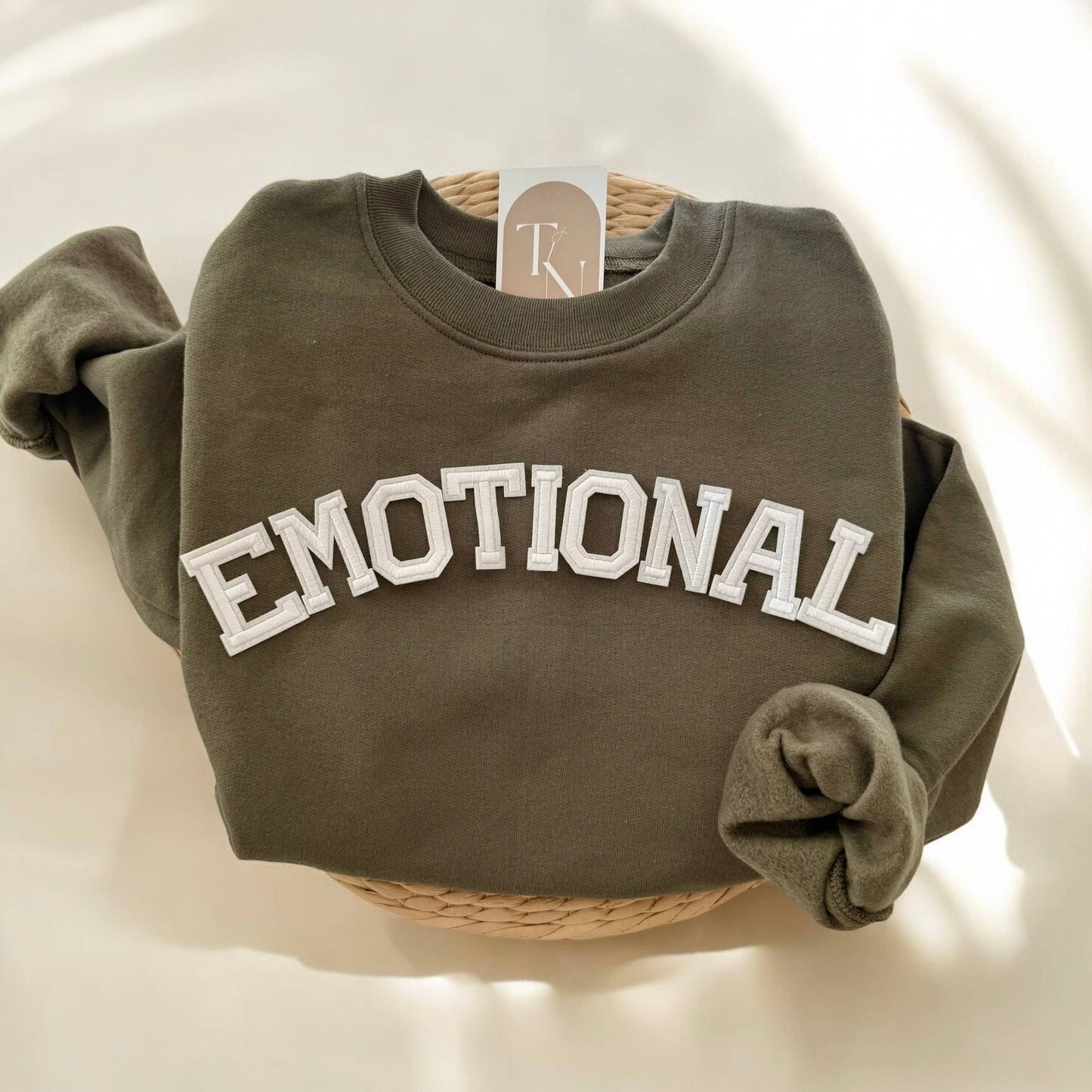 Emotional Sweatshirt, Funny Mental Health Clothing