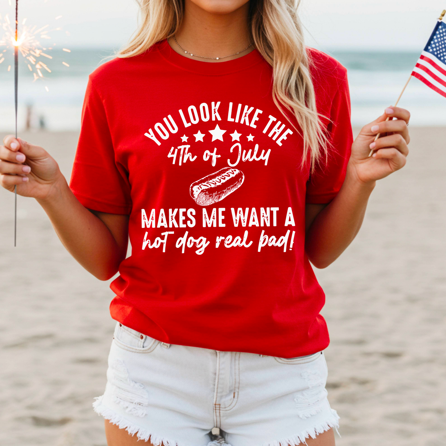 You Look Like the 4th of July Graphic Shirt | Comfort Color
