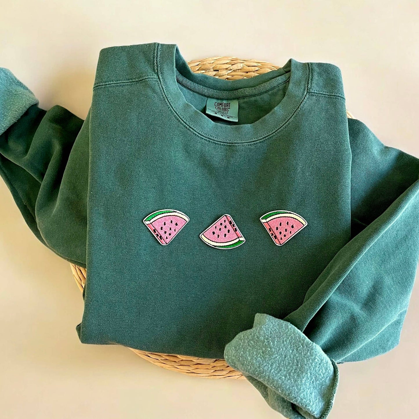 Comfort ColorsĀ® Watermelon Sweatshirt, Summer Sweatshirt