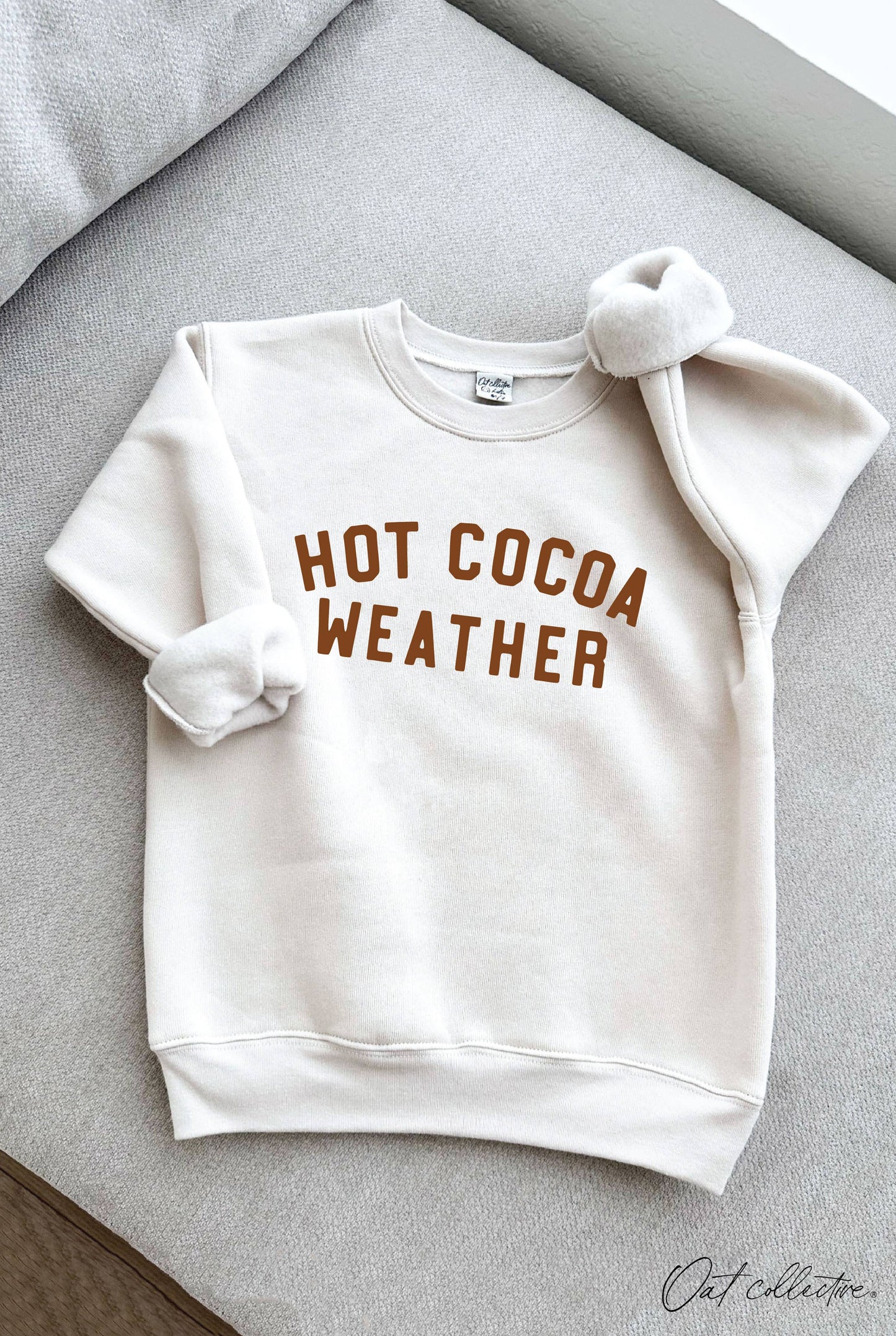Hot Cocoa Weather Youth Unisex Graphic Sweatshirt